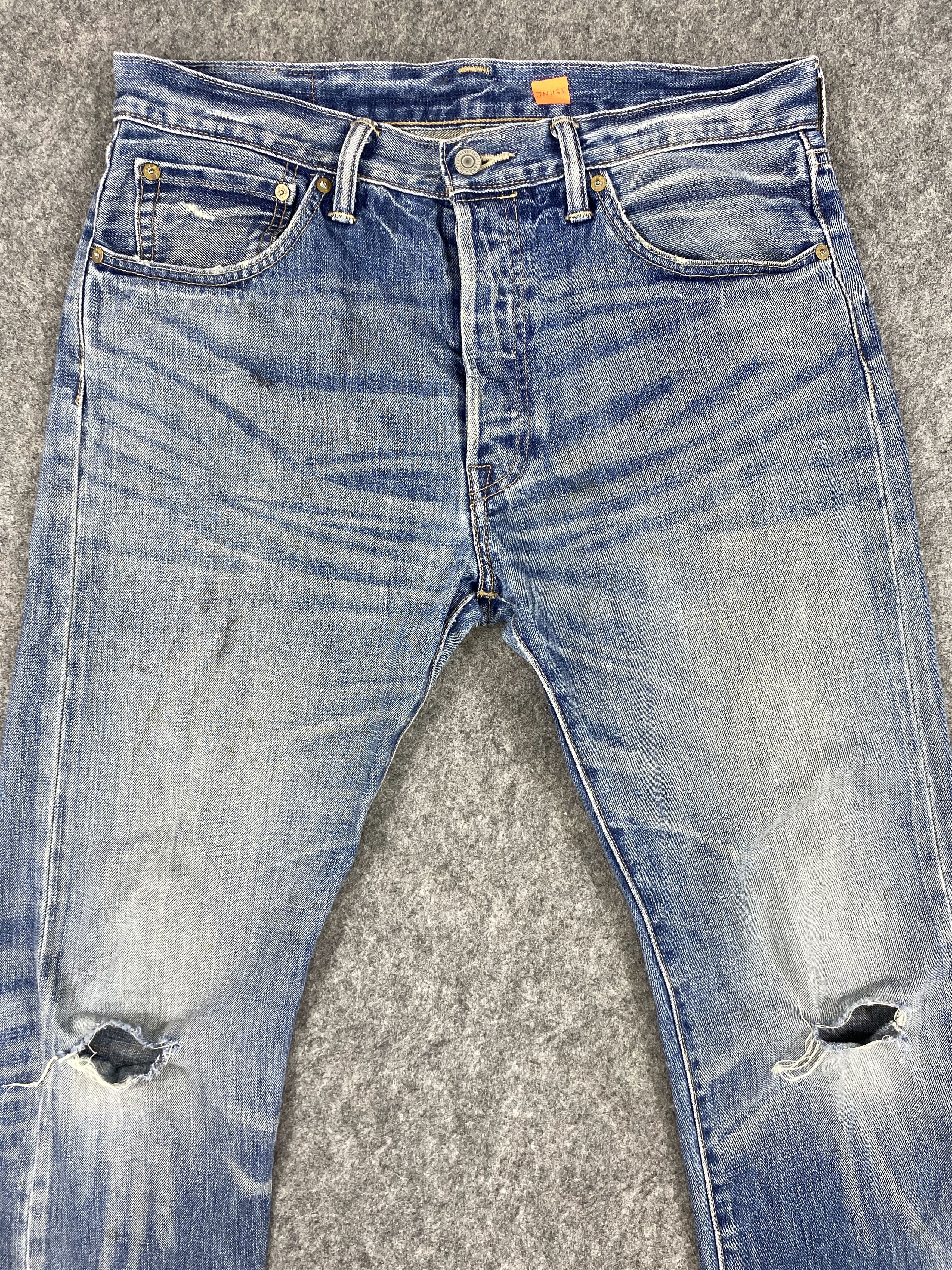 Levi's Blue Vintage Levi's 501 Jeans 34x30 Denim -JN1155 Size US 34 / EU 50 - 3 Thumbnail