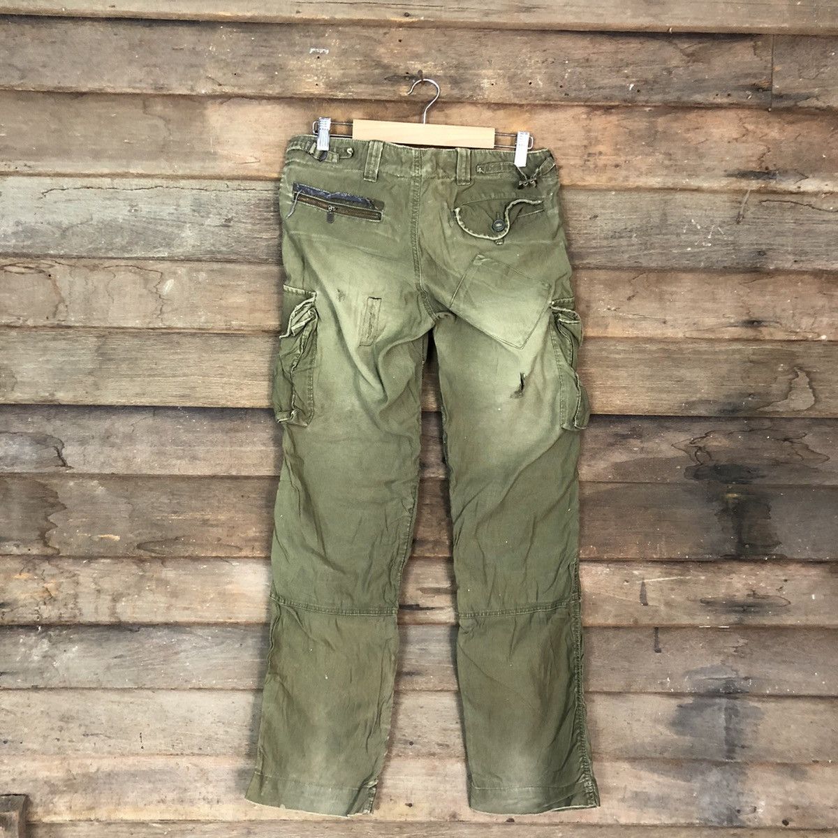 Japanese Brand DL Japan reworked Multipocket Tactical Cargo Pants #c1204 Size US 28 / EU 44 - 8 Thumbnail