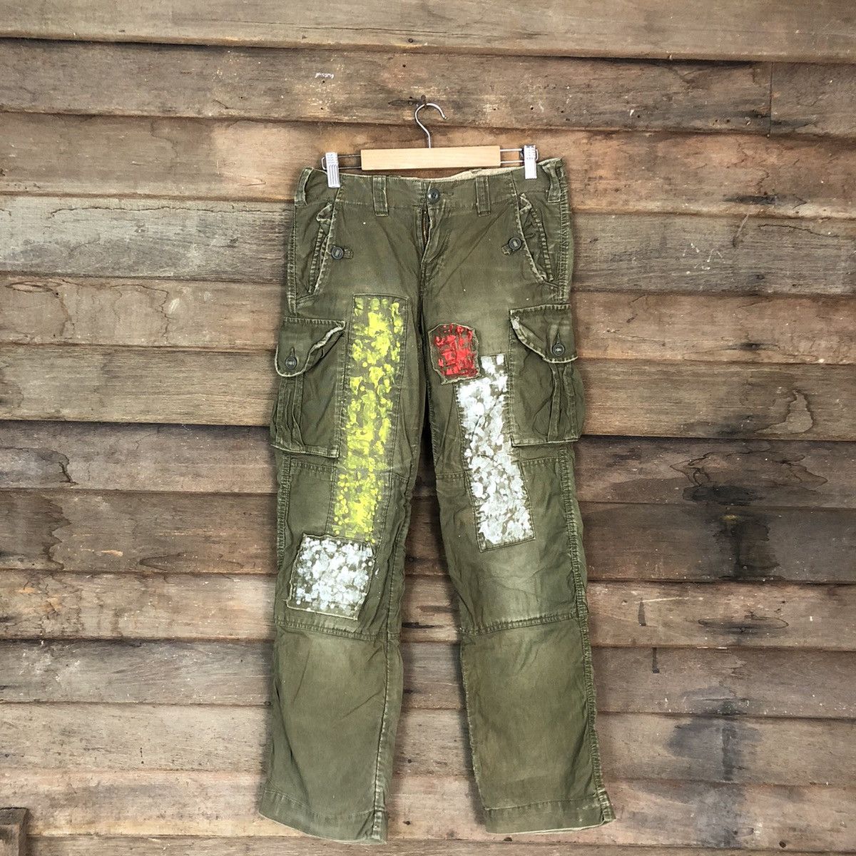 Japanese Brand DL Japan reworked Multipocket Tactical Cargo Pants #c1204 Size US 28 / EU 44 - 1 Thumbnail