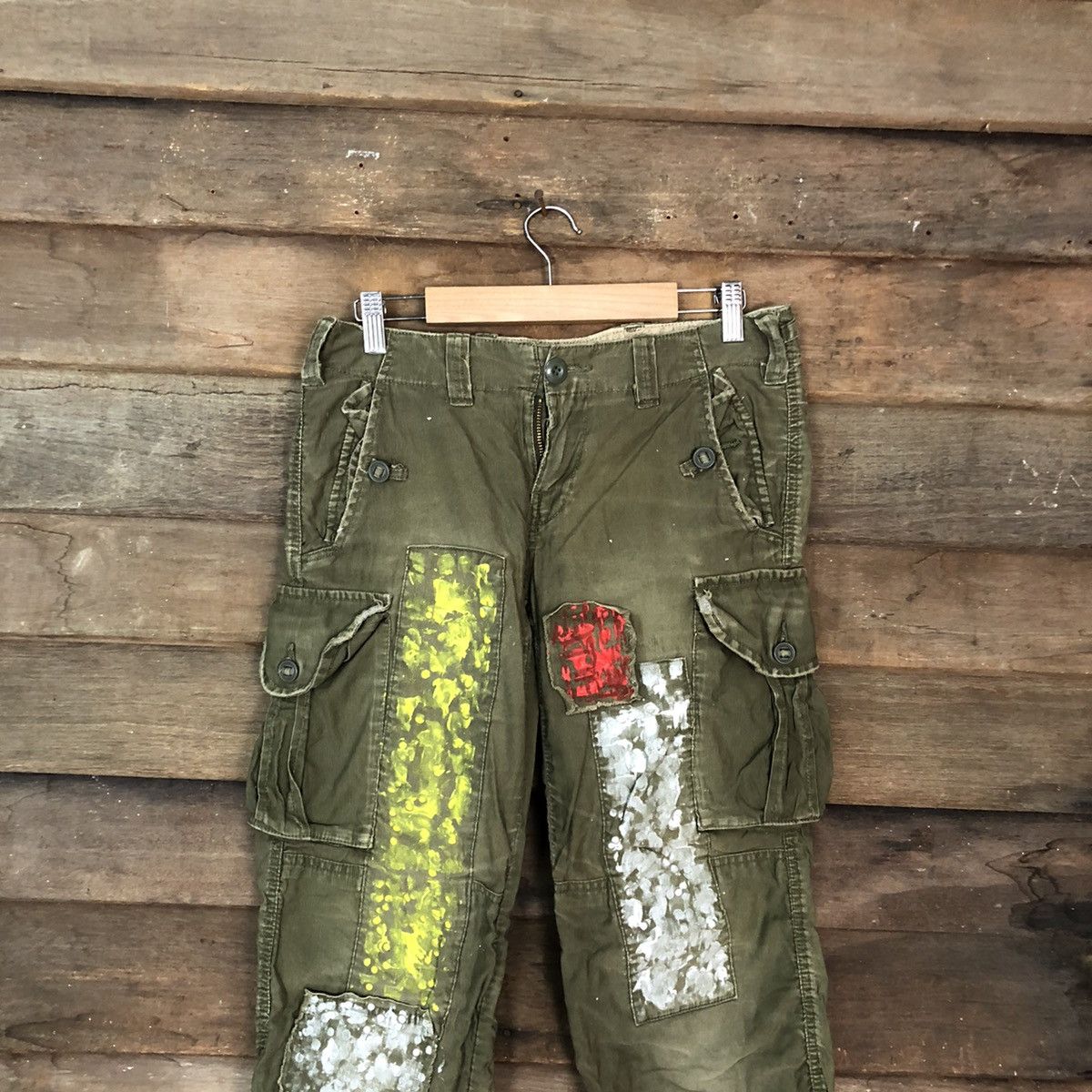 Japanese Brand DL Japan reworked Multipocket Tactical Cargo Pants #c1204 Size US 28 / EU 44 - 2 Thumbnail