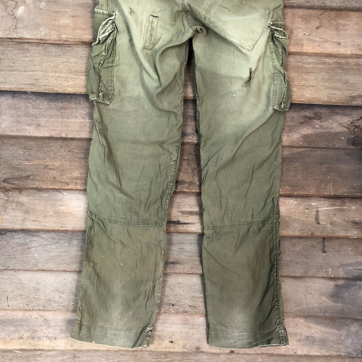 Japanese Brand DL Japan reworked Multipocket Tactical Cargo Pants #c1204 Size US 28 / EU 44 - 10 Thumbnail