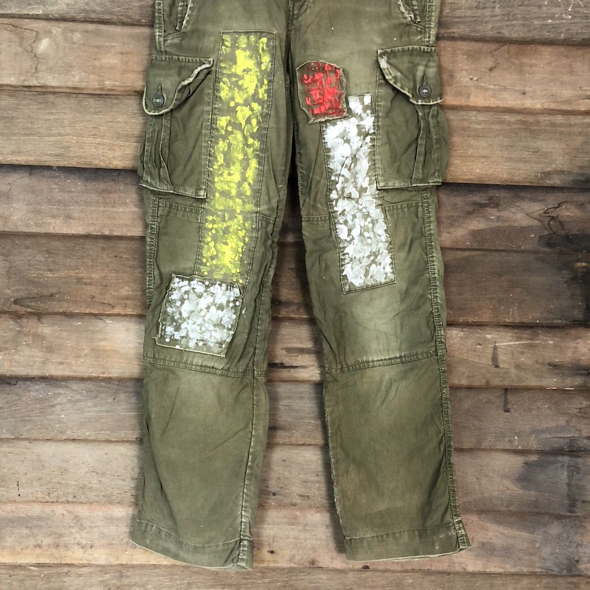 Japanese Brand DL Japan reworked Multipocket Tactical Cargo Pants #c1204 Size US 28 / EU 44 - 3 Thumbnail