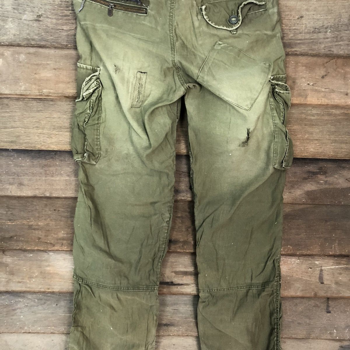 Japanese Brand DL Japan reworked Multipocket Tactical Cargo Pants #c1204 Size US 28 / EU 44 - 11 Thumbnail