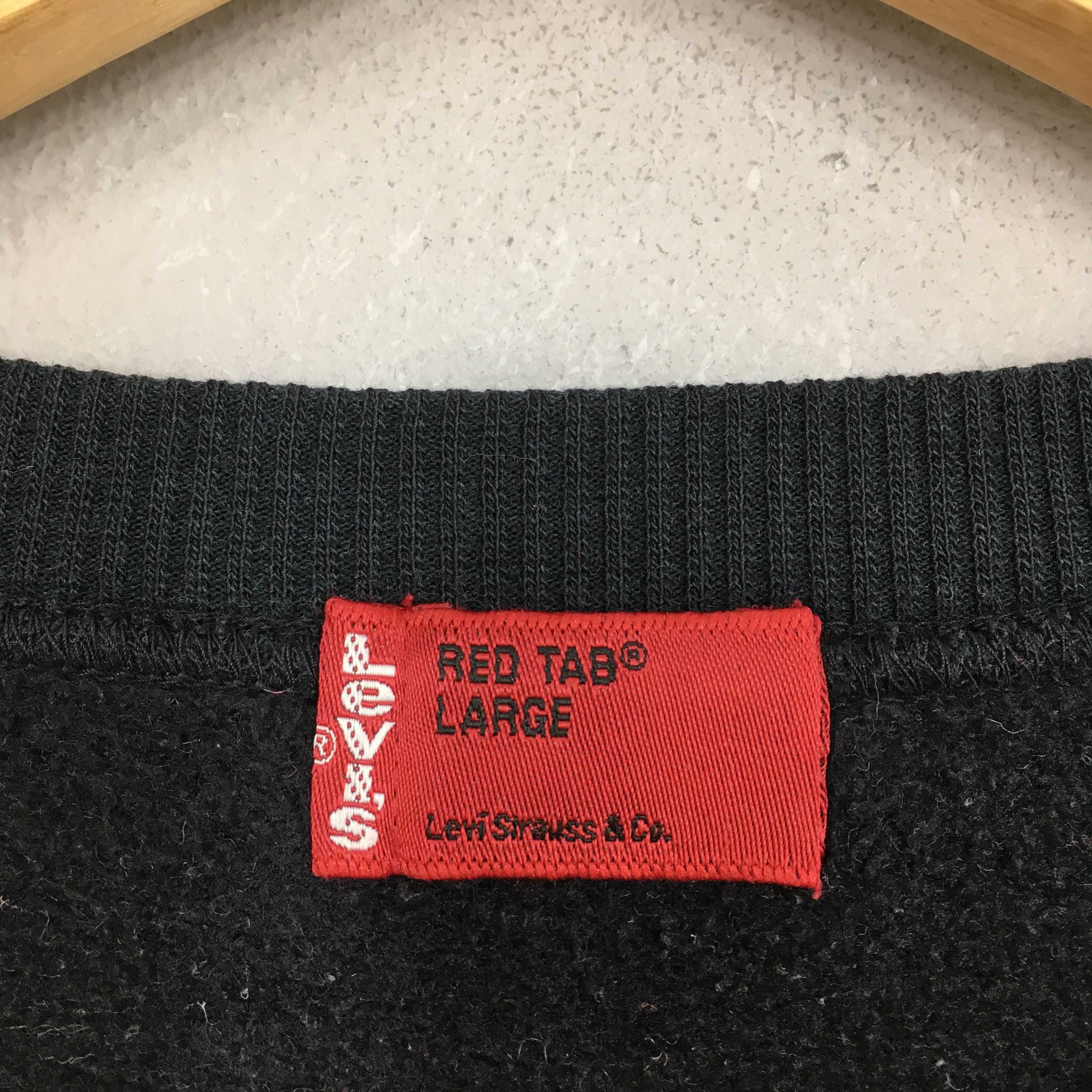 Levi's Vintage Y2K Levi's Strauss Black Sweatshirt Large Size US L / EU 52-54 / 3 - 4 Thumbnail