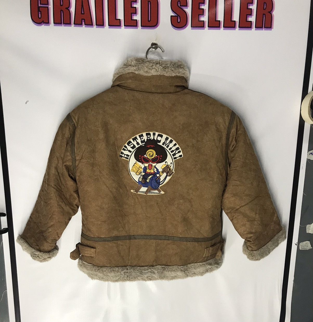 Hysteric Glamour × Japanese Brand Hysteric mini sherpa zipper jacket embroidered picture Size US XS / EU 42 / 0 - 7 Thumbnail