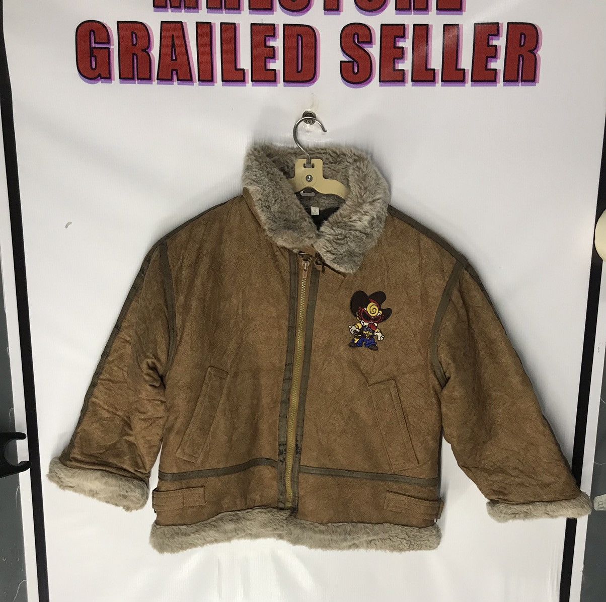 Hysteric Glamour × Japanese Brand Hysteric mini sherpa zipper jacket embroidered picture Size US XS / EU 42 / 0 - 8 Thumbnail