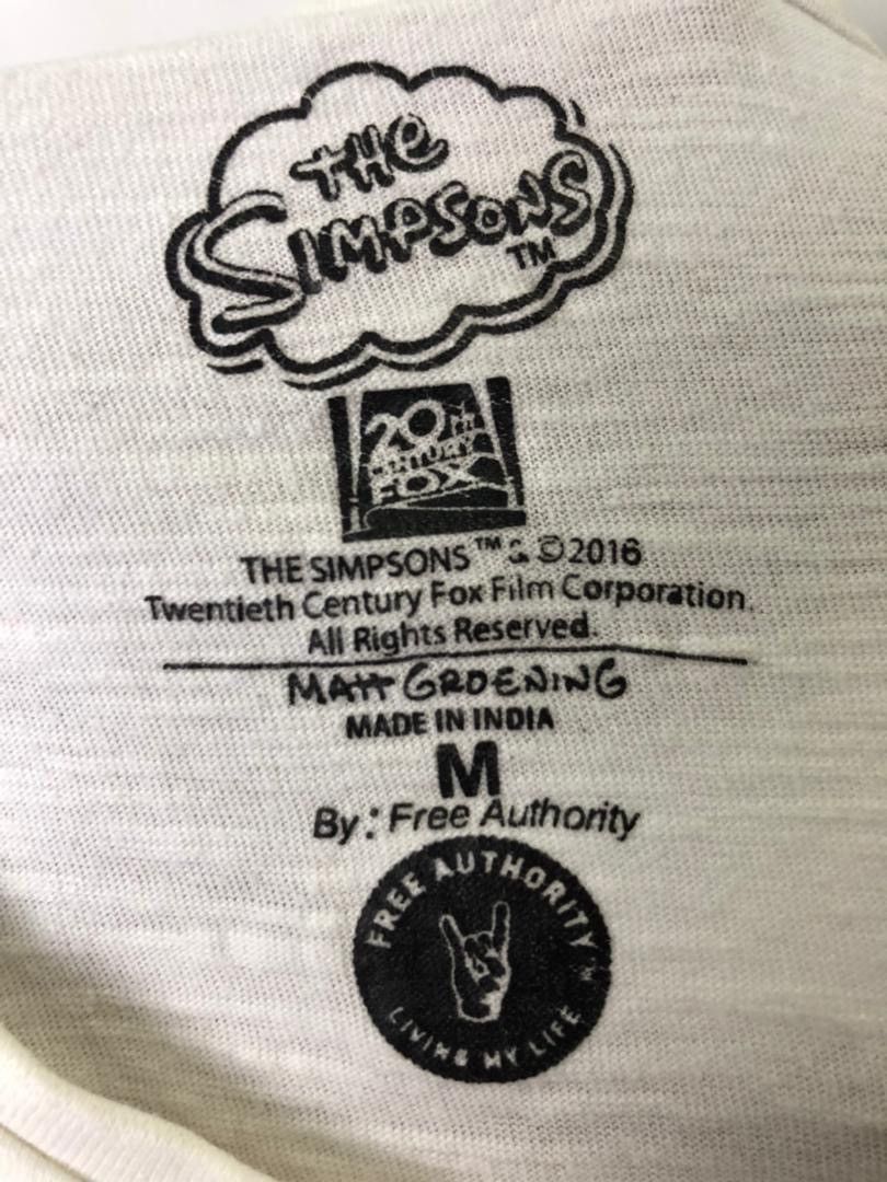 Cartoon Network × The Simpsons The Simpsons Matt Greoning Size Size M Size US M / EU 48-50 / 2 - 6 Thumbnail