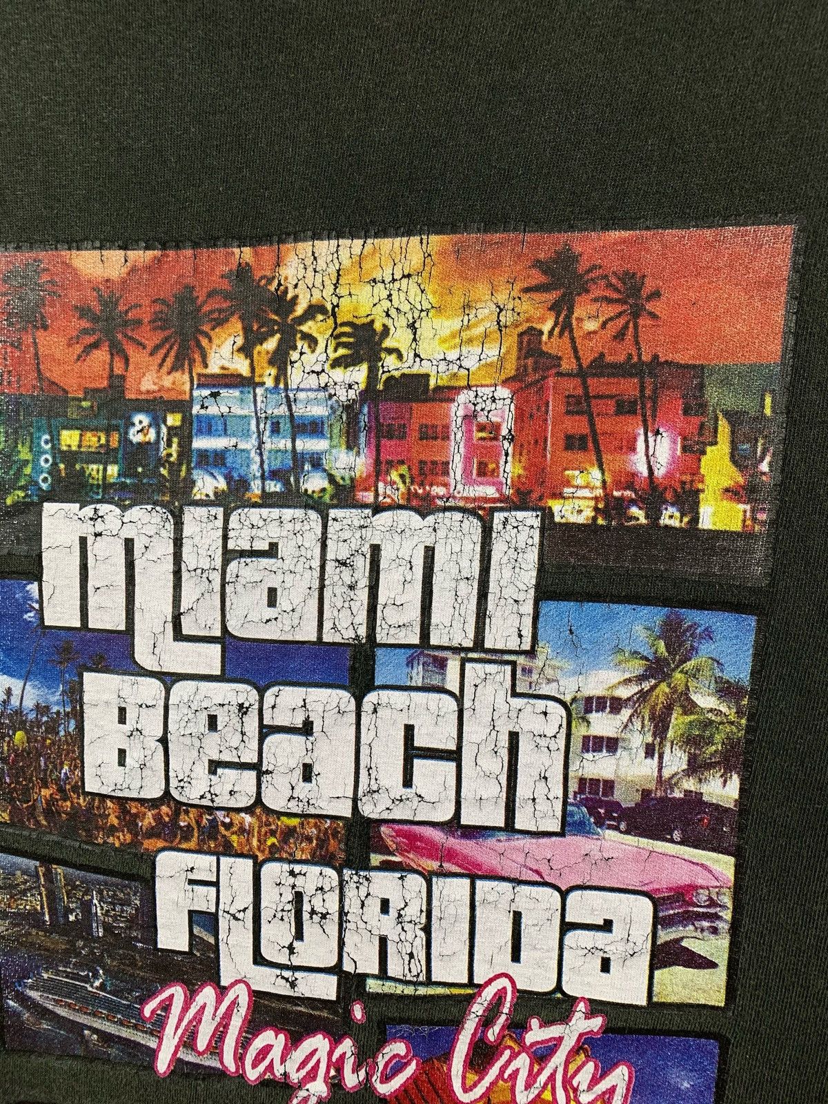 Playstation Vintage GTA Miami Beach Florida Magic City T-Shirt Size US L / EU 52-54 / 3 - 9 Thumbnail