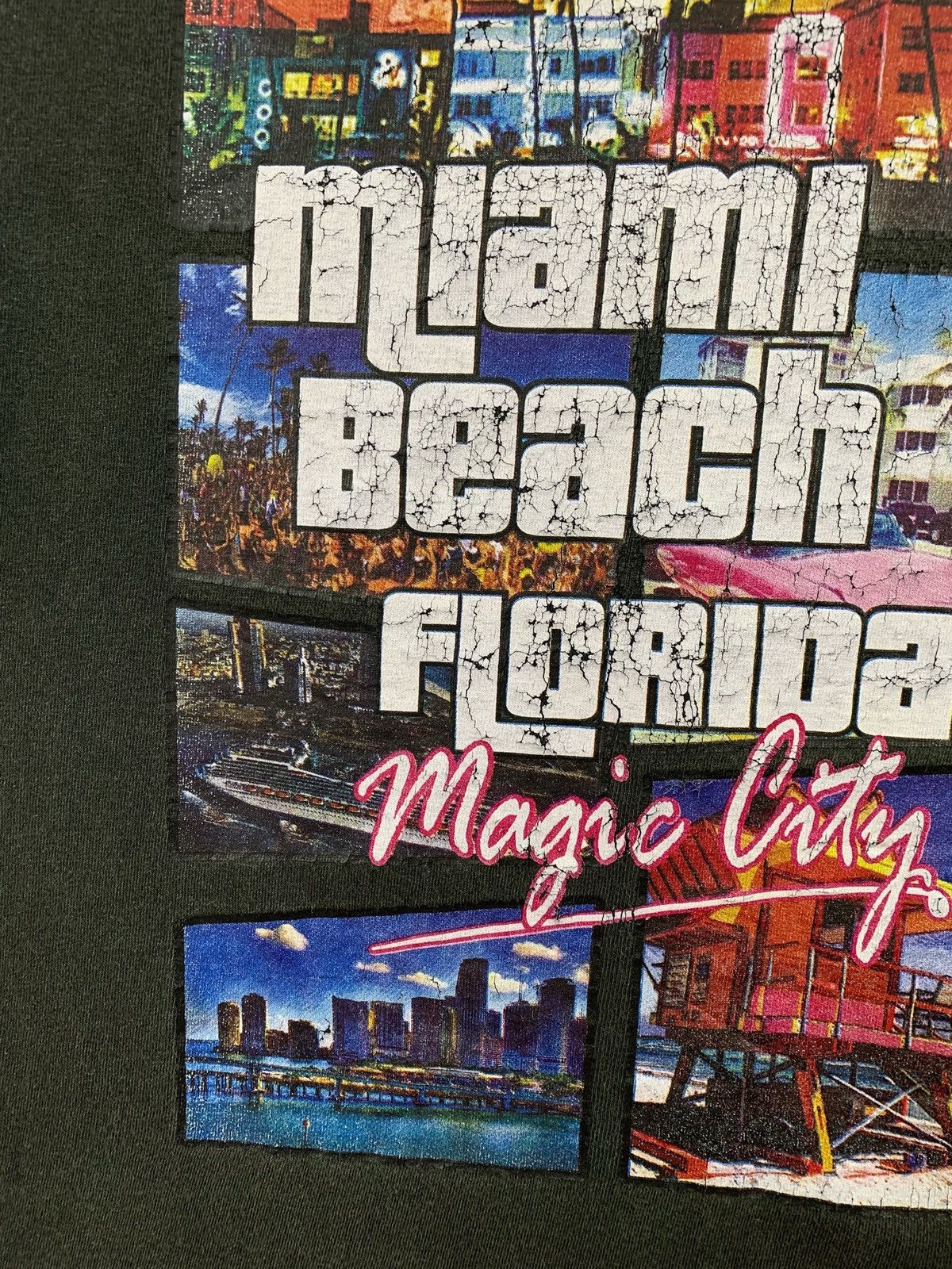 Playstation Vintage GTA Miami Beach Florida Magic City T-Shirt Size US L / EU 52-54 / 3 - 8 Thumbnail