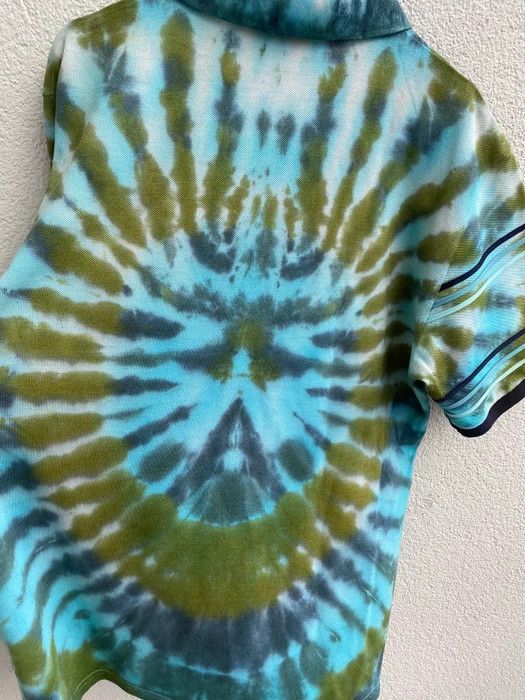Yves Saint Laurent 1of1 YSL Polo Tie Dye Spell Out Size US L / EU 52-54 / 3 - 9 Thumbnail