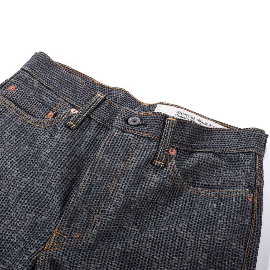 Kapital × Kapital Kountry Kapital Century Denim Indigo No 7S 5p Monkey Cisco- Stone Size US 34 / EU 50 - 8 Thumbnail