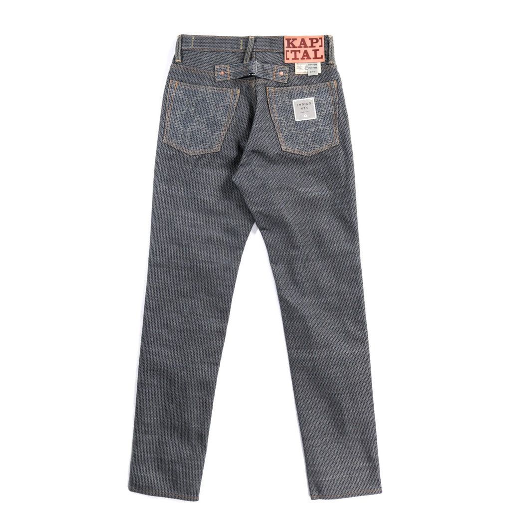 Kapital × Kapital Kountry Kapital Century Denim Indigo No 7S 5p Monkey Cisco- Stone Size US 34 / EU 50 - 4 Thumbnail