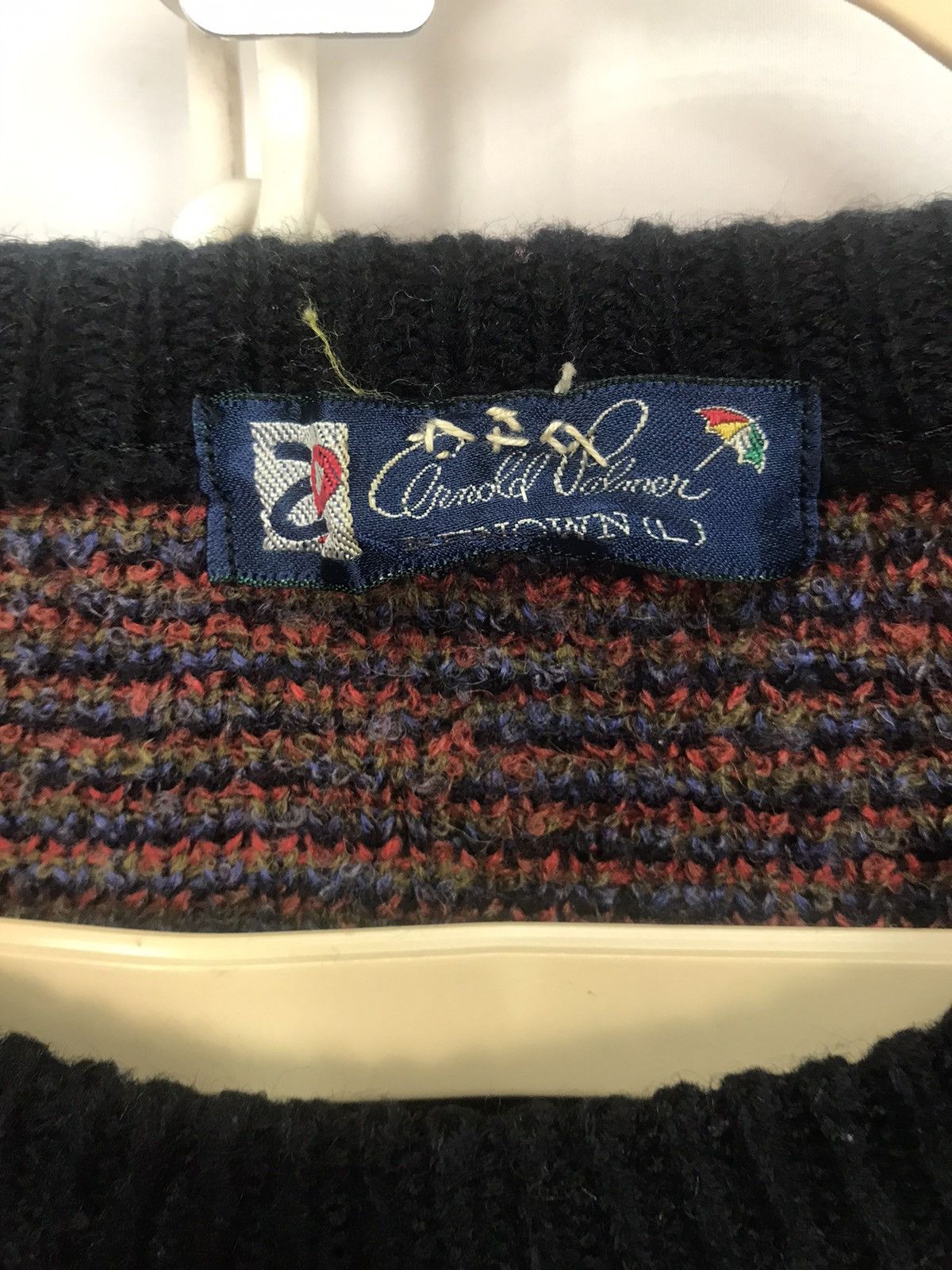 Japanese Brand × Vintage Vintage Arnold Palmer wool knit sweatshirt Size US M / EU 48-50 / 2 - 4 Thumbnail
