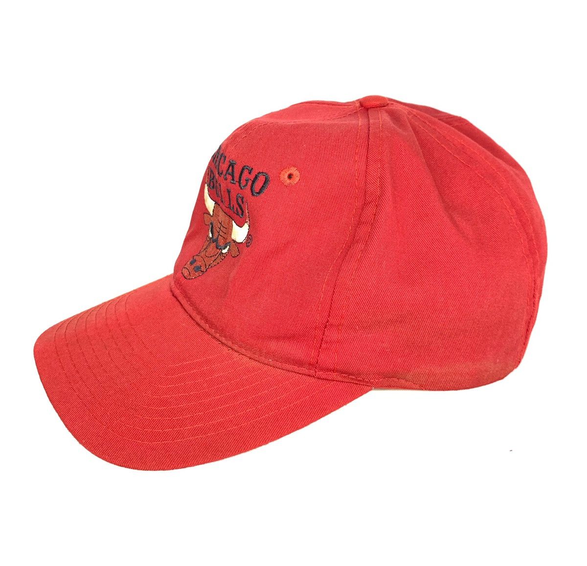 NBA × Sports Specialties × Vintage RARE ‼️ Vintage Chicago Bulls RED Snapback Hat Cap Size ONE SIZE - 2 Thumbnail