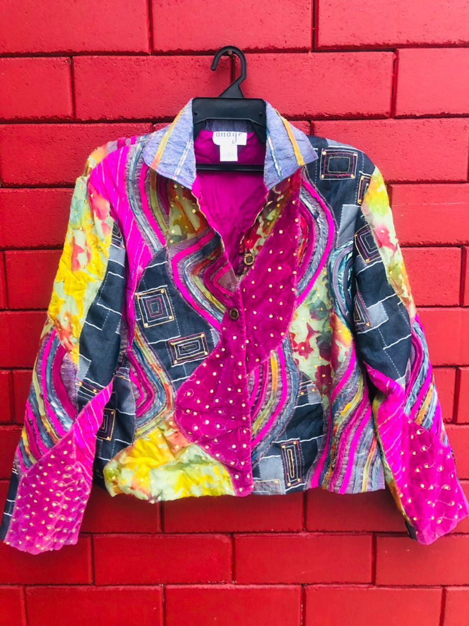 image of Vintage Japanese Designer Fashion Style Jacket, Men's (Size Medium)