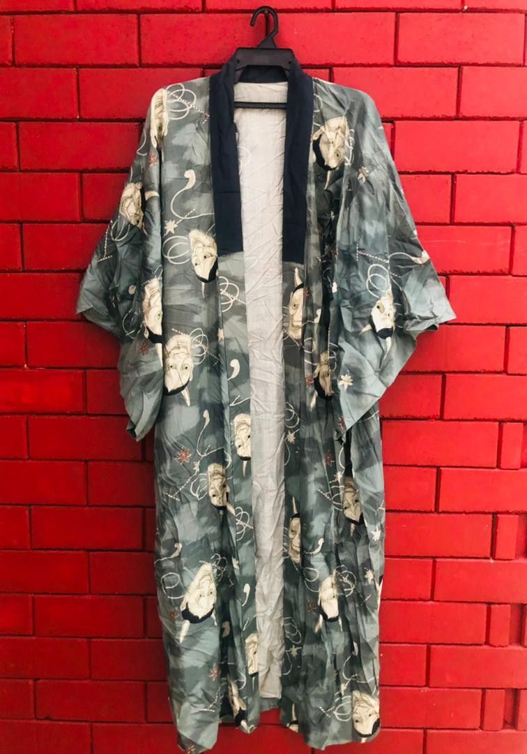 image of Vintage Monster Kimono Japanese Designer Fashion Style, Men's (Size Large)