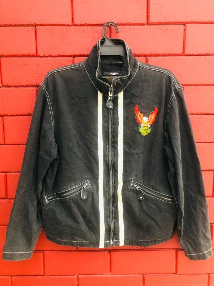 Harley Davidson × Japanese Brand × Vintage Vintage Harley Davidson Motorcycle Fashion Style Jacket Size US M / EU 48-50 / 2 - 2 Thumbnail
