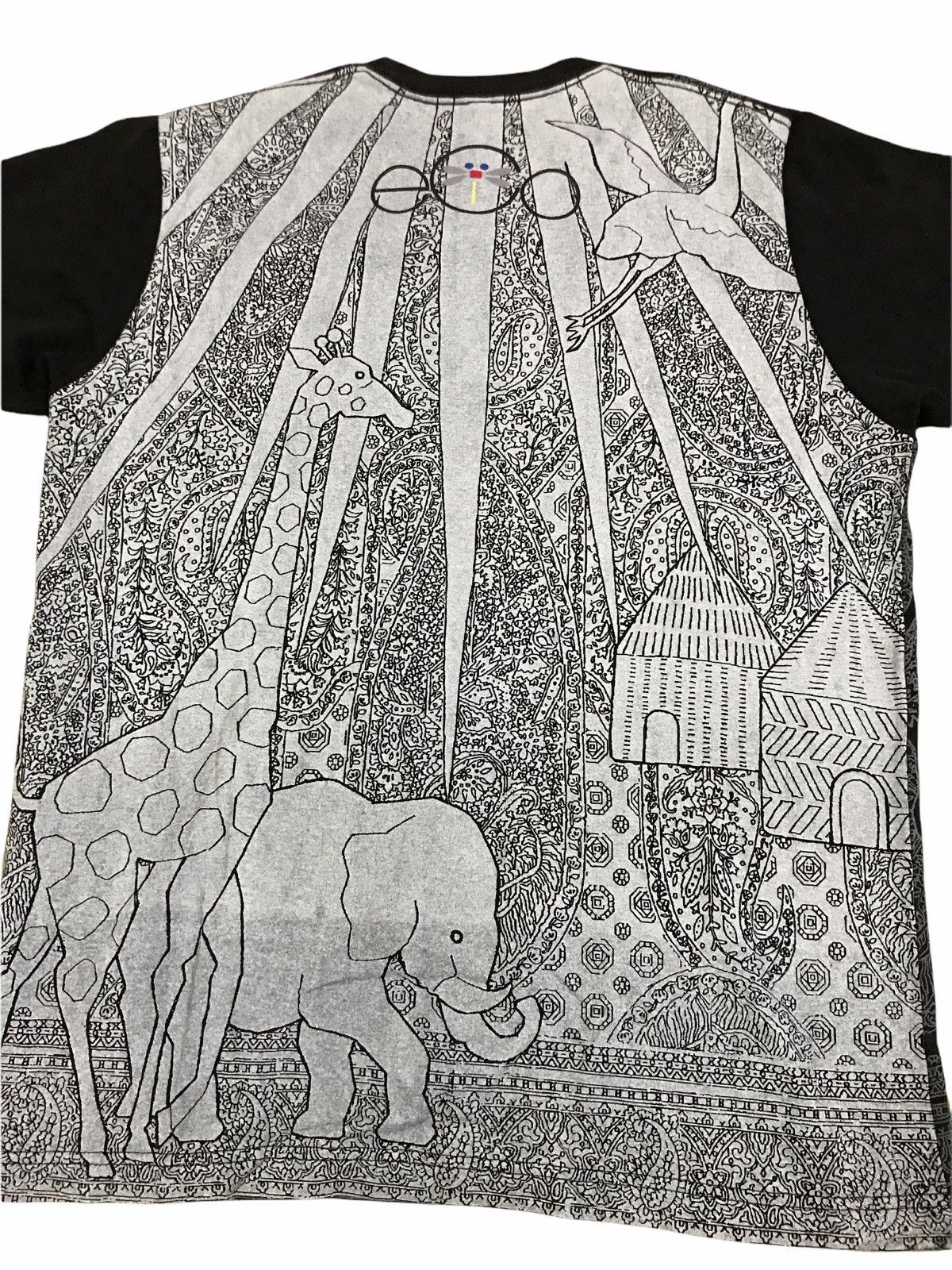 Uniqlo Uniqlo x Animal Zoo Wildlife Forest All Overprint TShirt Size US M / EU 48-50 / 2 - 3 Thumbnail