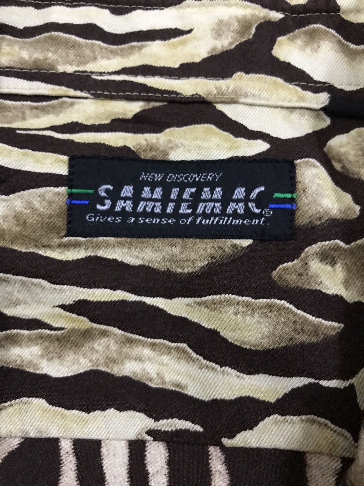 Art Comes First × Japanese Brand Japanese Brand Samiemac Art Abstract Design Button Up Shirt Size US M / EU 48-50 / 2 - 7 Thumbnail