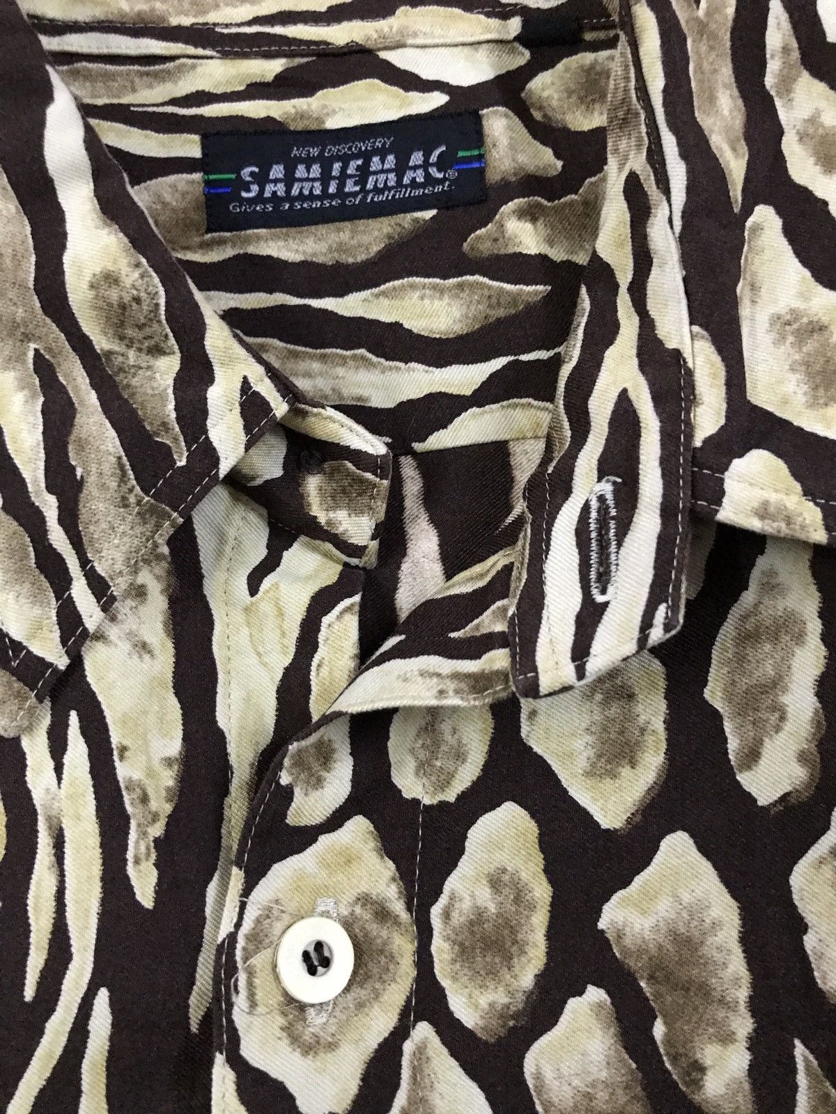 Art Comes First × Japanese Brand Japanese Brand Samiemac Art Abstract Design Button Up Shirt Size US M / EU 48-50 / 2 - 6 Thumbnail