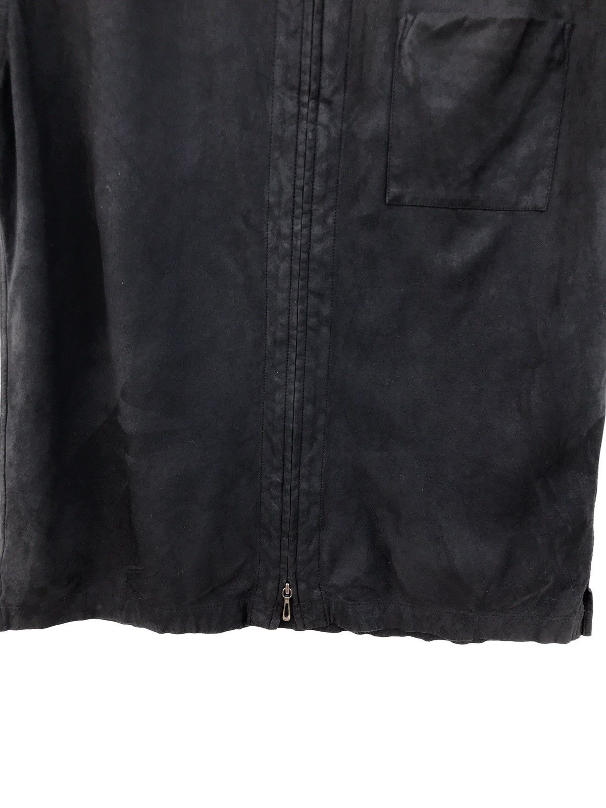 Issey Miyake × Tete Homme Tete Homme Issey Miyake Black Suede Zipper Jacket Size US S / EU 44-46 / 1 - 5 Thumbnail
