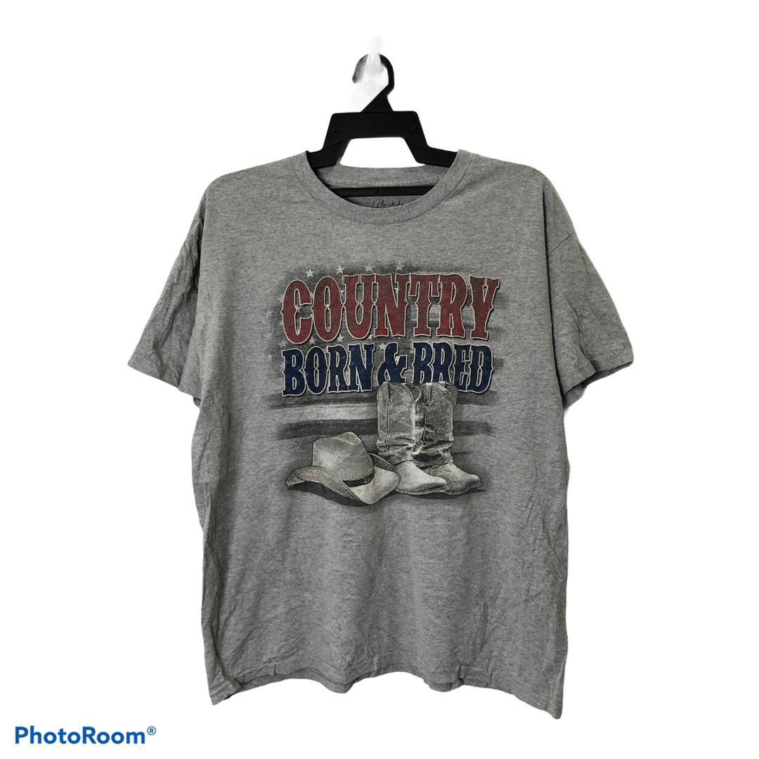 image of American Classics x Tee Lifestyle Classics Country Born & Bread Size L in Grey, Men's