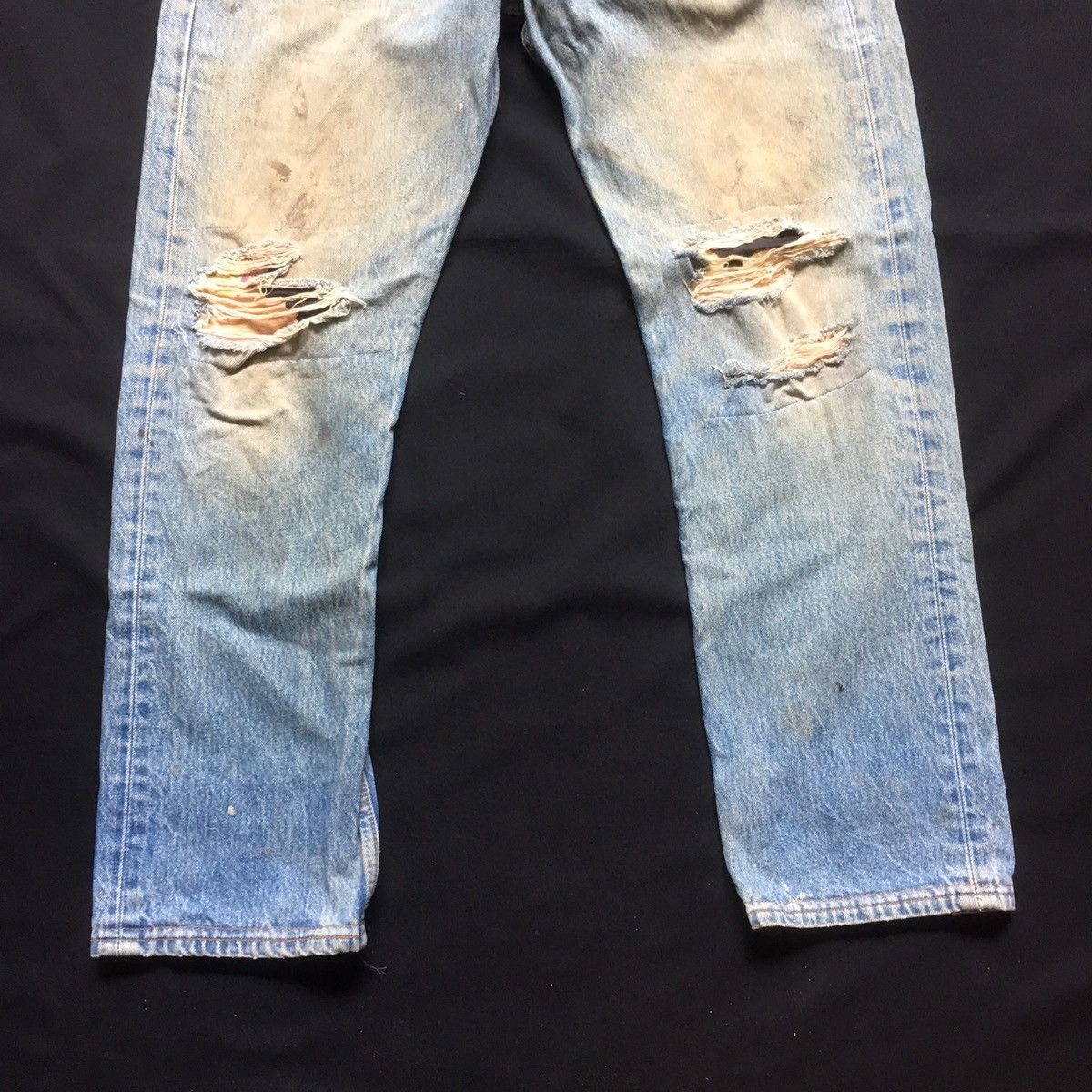 Levi's Vintage Clothing Vintage Levis 501 Custom Patchwork Japan Motif Reconstruct Size US 34 / EU 50 - 6 Thumbnail