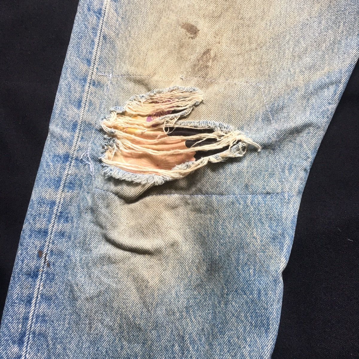 Levi's Vintage Clothing Vintage Levis 501 Custom Patchwork Japan Motif Reconstruct Size US 34 / EU 50 - 7 Thumbnail