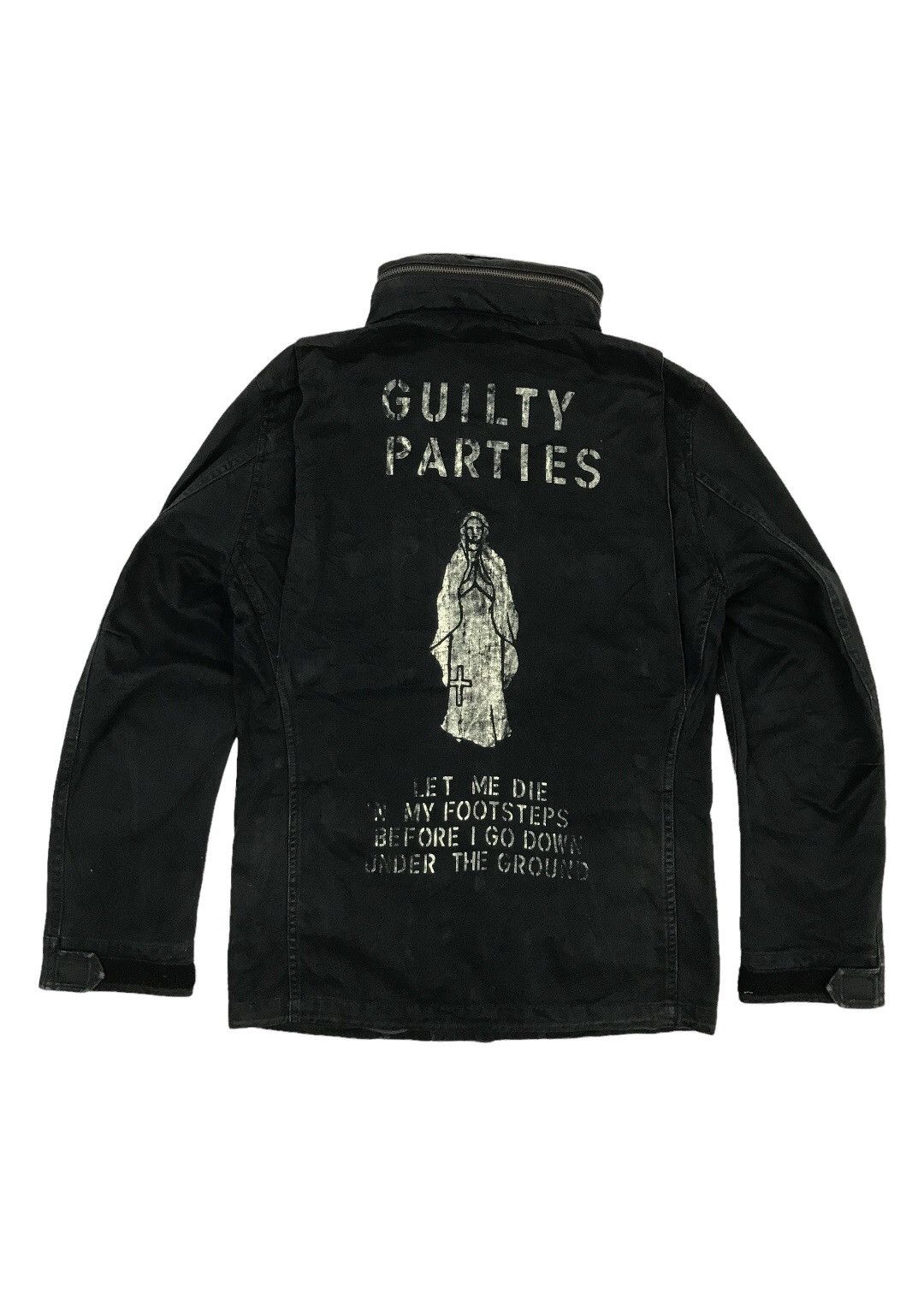 image of Guilty Parties Zipper Jacket in Black, Men's (Size Small)