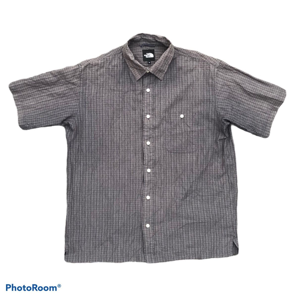 image of The North Face Shirt Button Ups in Grey, Men's (Size XL)