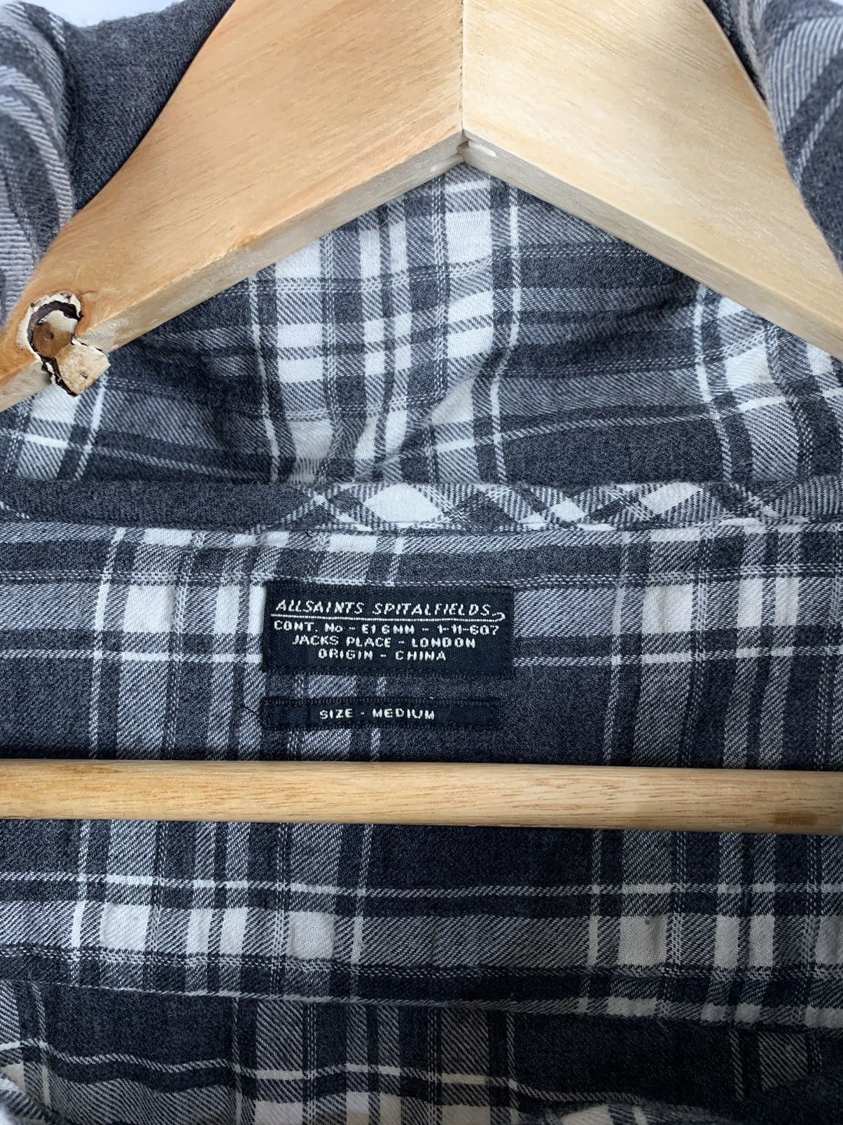 Allsaints Vintage AllSaints Plaid Cusack Long Sleeve Button Up Shirt Size US M / EU 48-50 / 2 - 14 Thumbnail