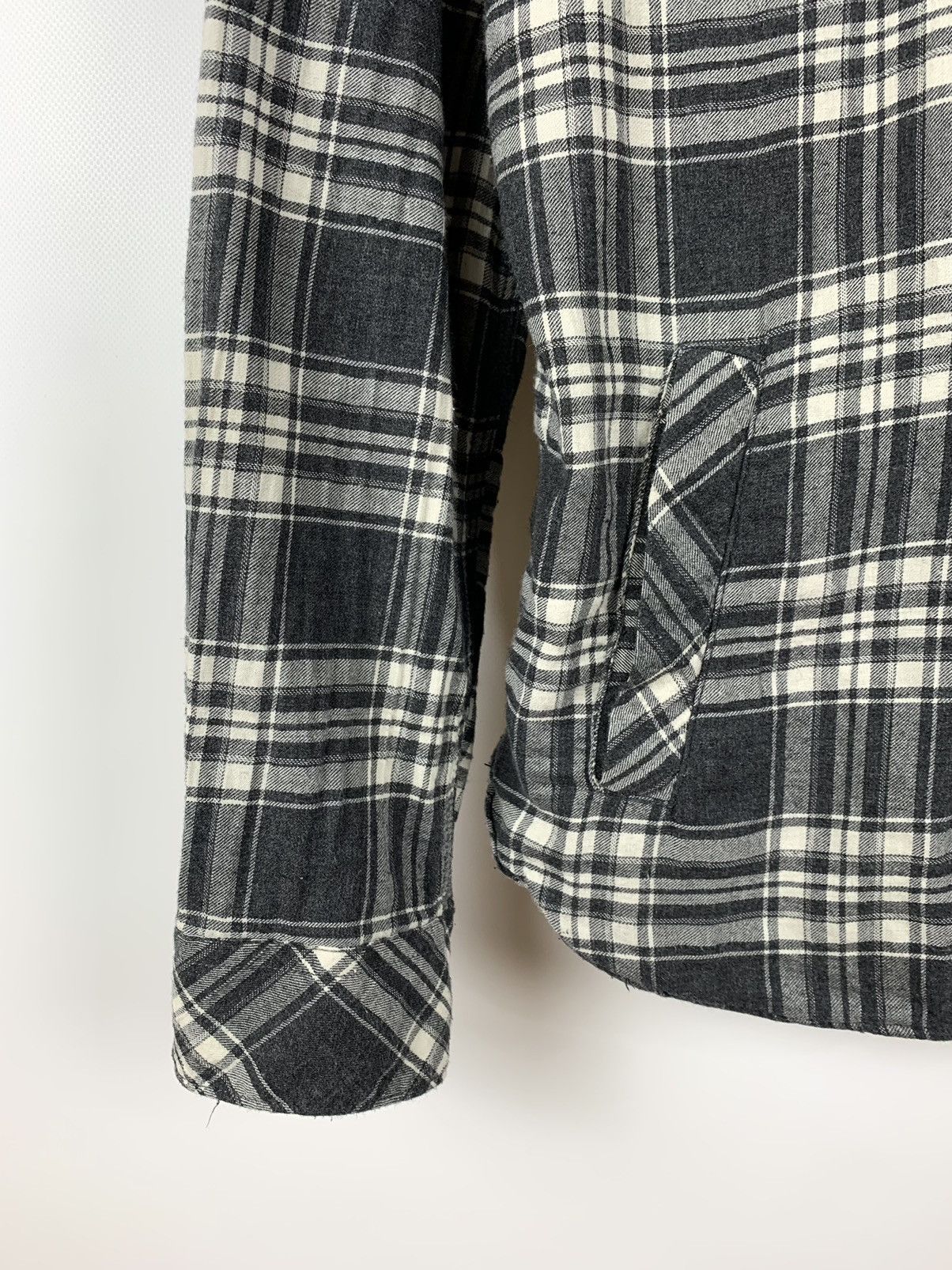 Allsaints Vintage AllSaints Plaid Cusack Long Sleeve Button Up Shirt Size US M / EU 48-50 / 2 - 9 Thumbnail
