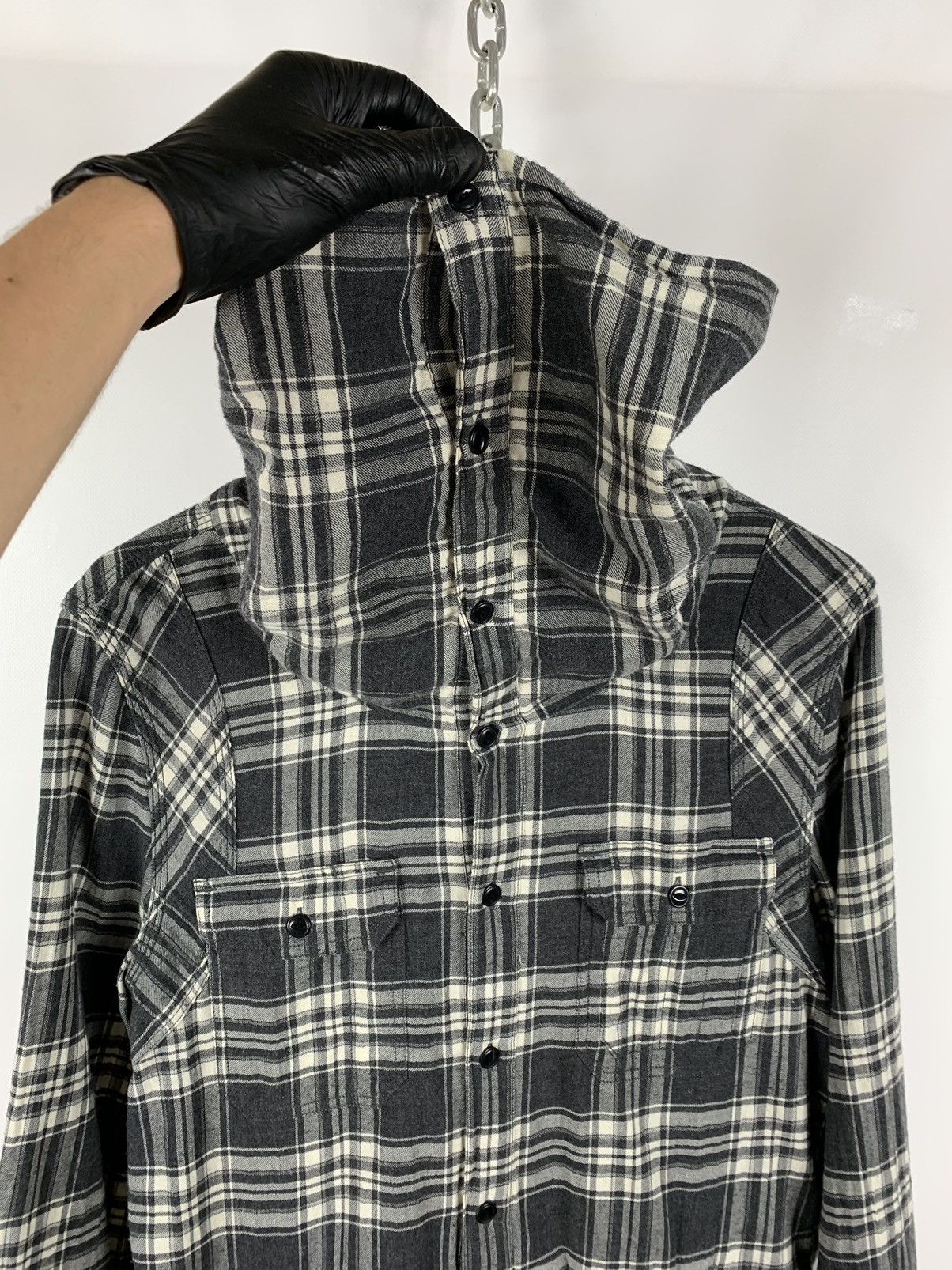 Allsaints Vintage AllSaints Plaid Cusack Long Sleeve Button Up Shirt Size US M / EU 48-50 / 2 - 7 Thumbnail