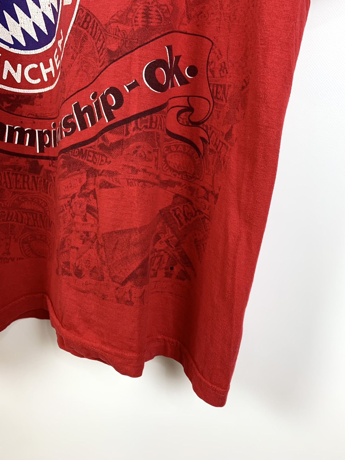 Vintage 1994 Vintage FC Bayern Munchen Championship Rare T-Shirt Size US XL / EU 56 / 4 - 12 Thumbnail
