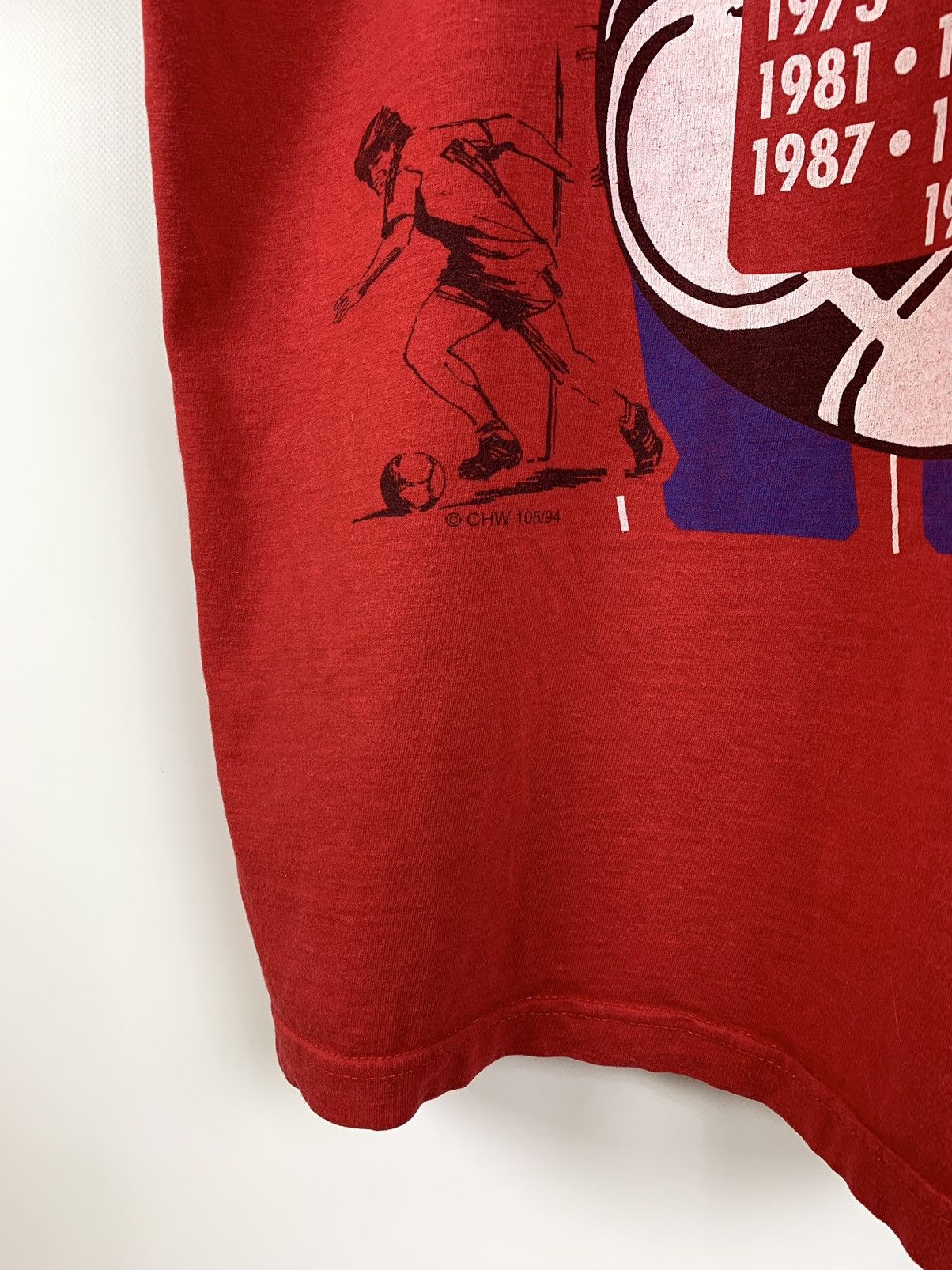 Vintage 1994 Vintage FC Bayern Munchen Championship Rare T-Shirt Size US XL / EU 56 / 4 - 4 Thumbnail