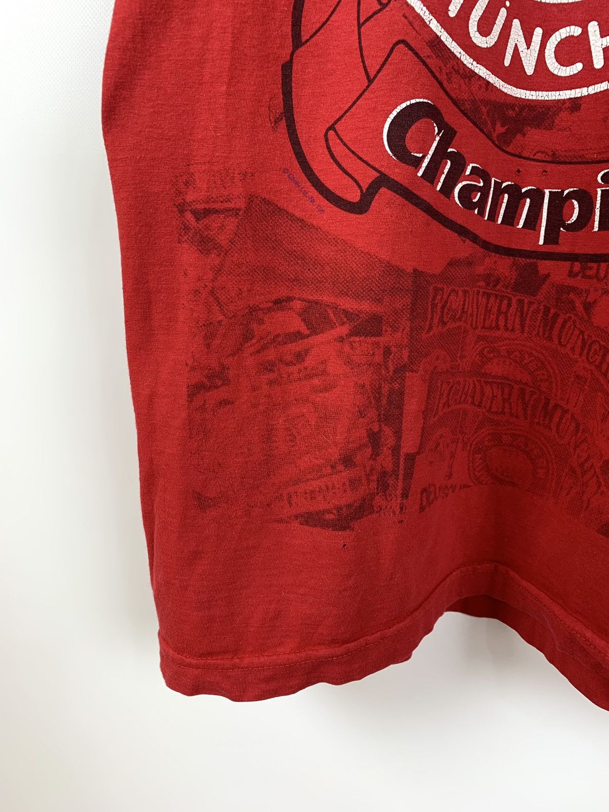 Vintage 1994 Vintage FC Bayern Munchen Championship Rare T-Shirt Size US XL / EU 56 / 4 - 11 Thumbnail