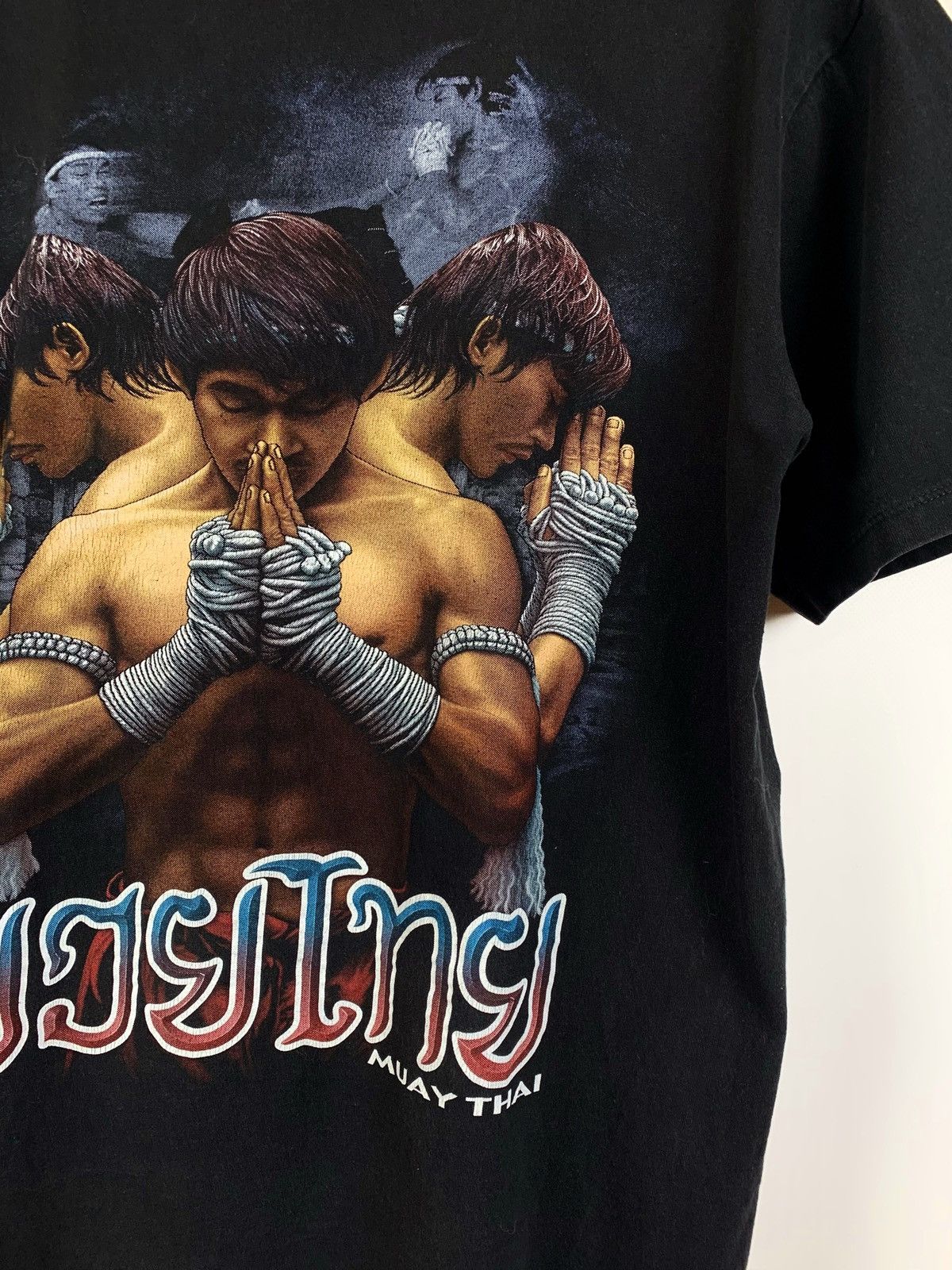 Flight Club Vintage Muay Thai Boxing Double Sided Rare T-Shirt Size US L / EU 52-54 / 3 - 8 Thumbnail