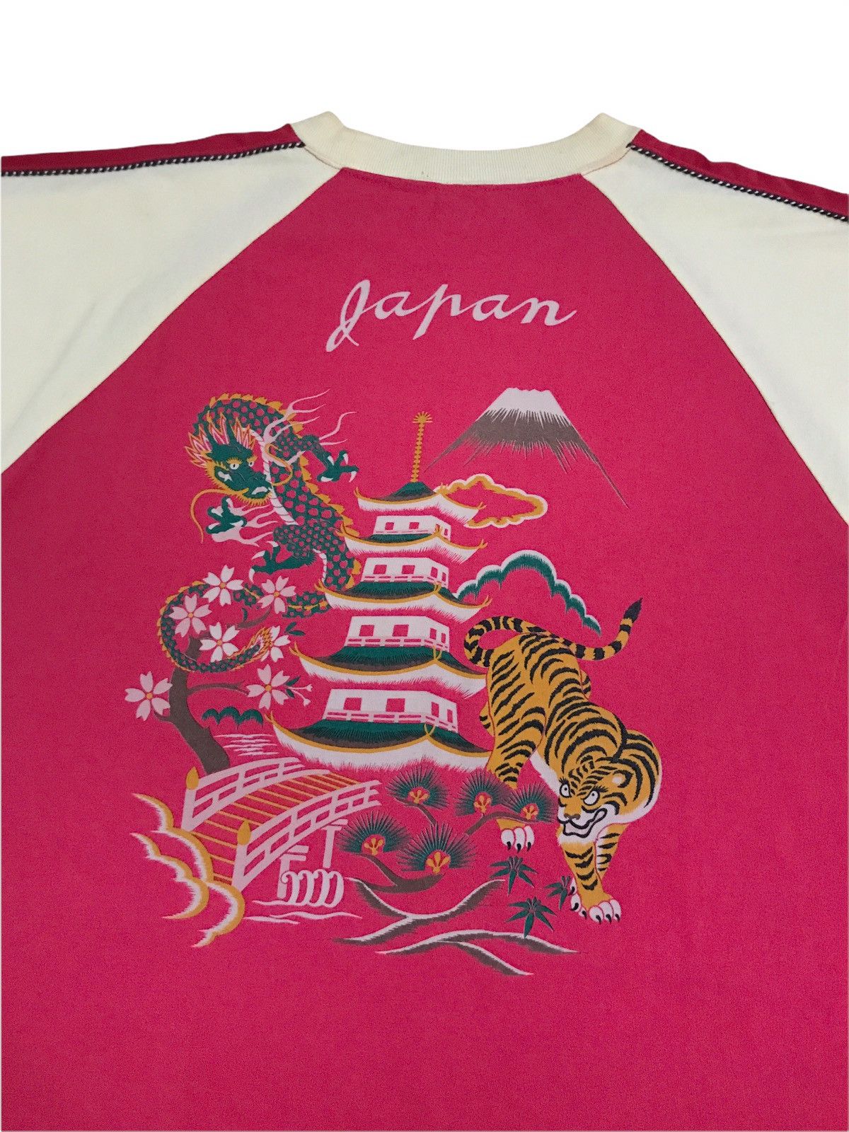 Pherrow's Pherrows Japan Sukajan Print Raglan T-Shirt Size US S / EU 44-46 / 1 - 4 Thumbnail