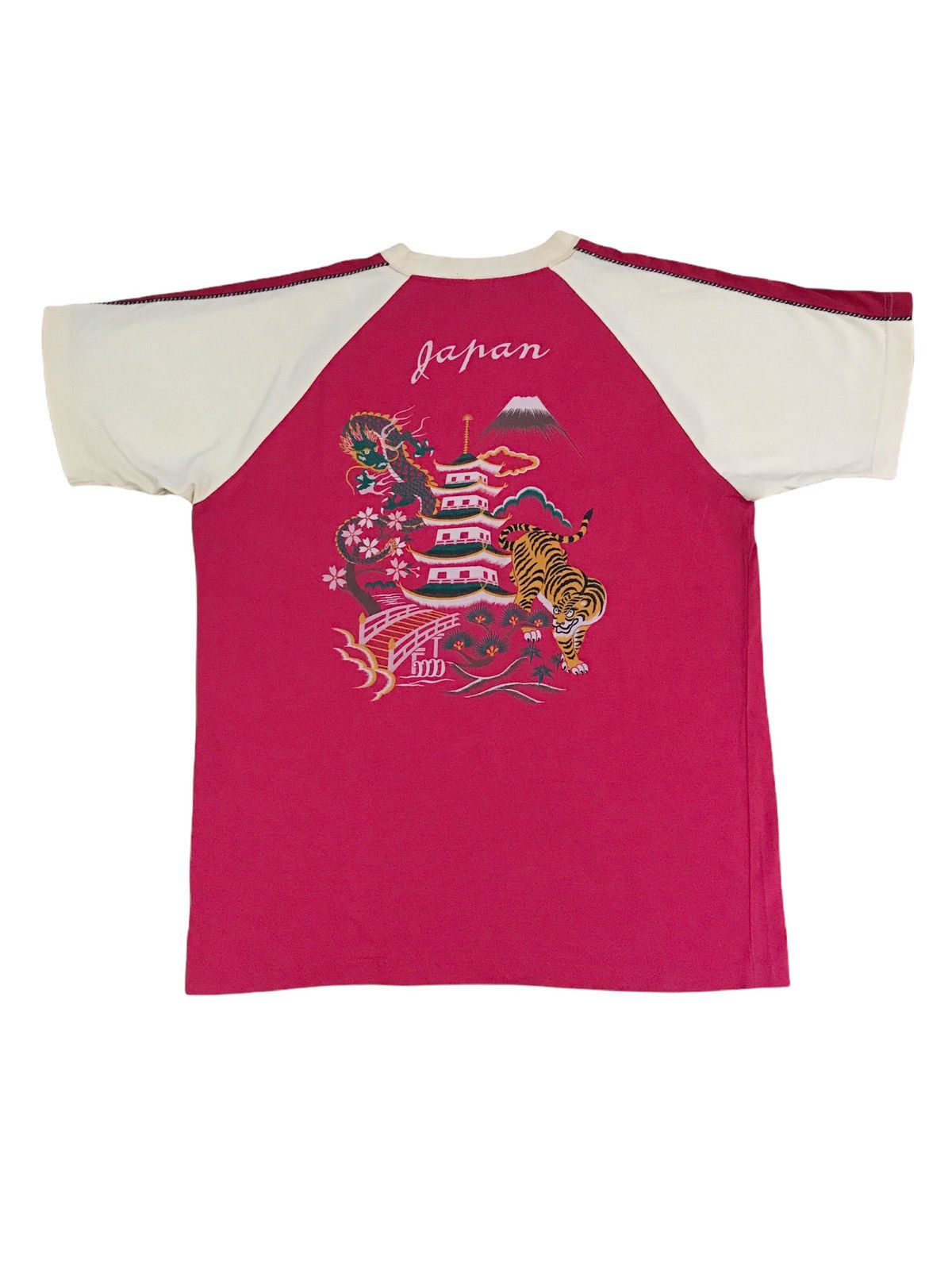 Pherrow's Pherrows Japan Sukajan Print Raglan T-Shirt Size US S / EU 44-46 / 1 - 1 Thumbnail