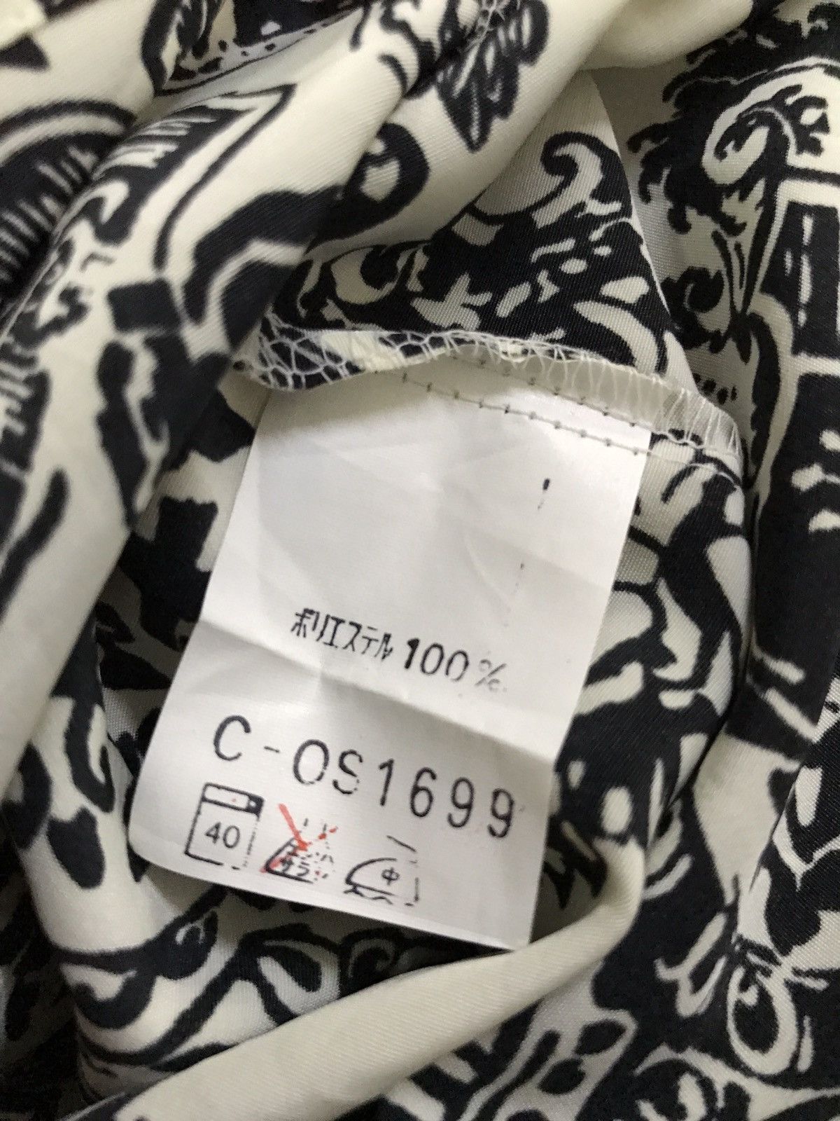 Carven Vintage Carven Paris Abstract Design Button Up Shirt Size L / US 10 / IT 46 - 5 Thumbnail