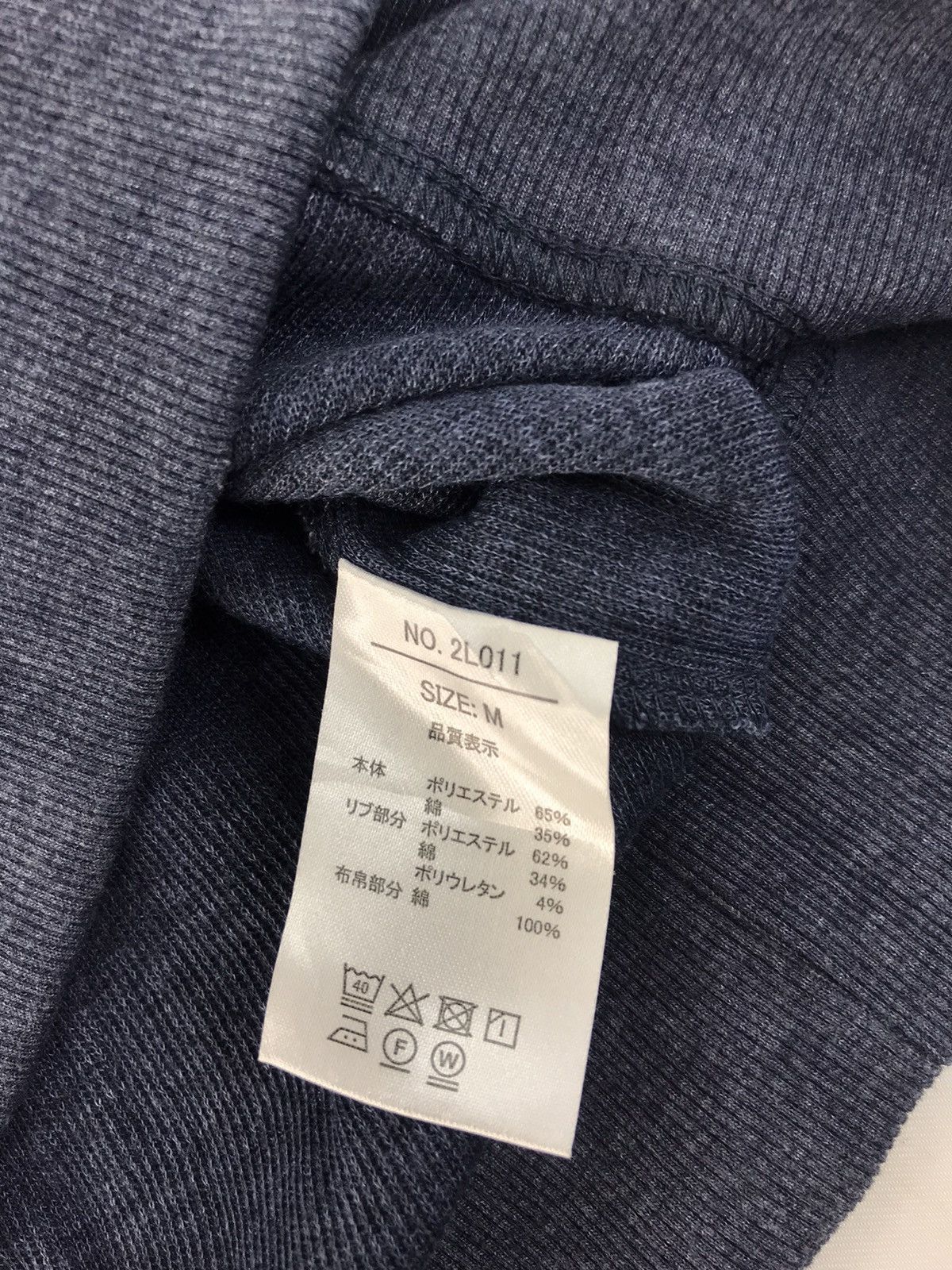 Designer × Kansai Yamamoto Kansai Yamamoto Homme Sweater Half Zip Striped Design Size US L / EU 52-54 / 3 - 6 Thumbnail