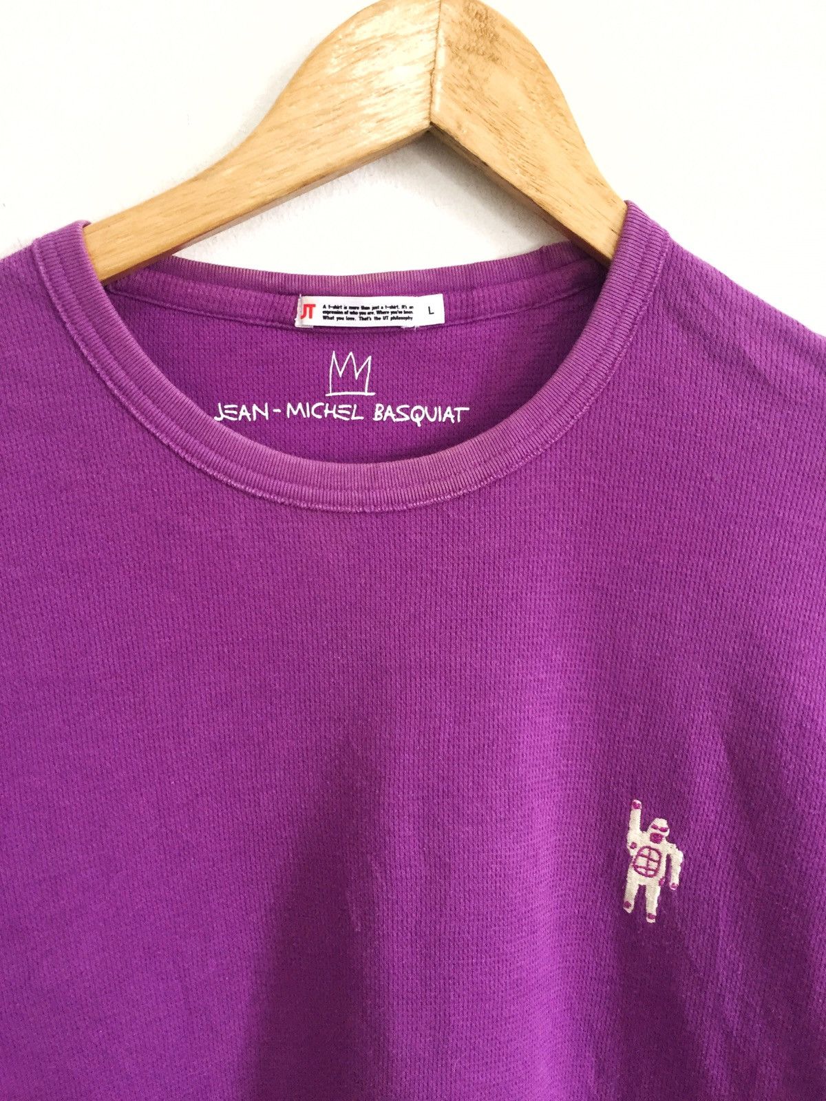 Jean-Michel Basquiat Jean Micheal Basquiat Pop Art Spell Out Shirt Size US M / EU 48-50 / 2 - 3 Thumbnail