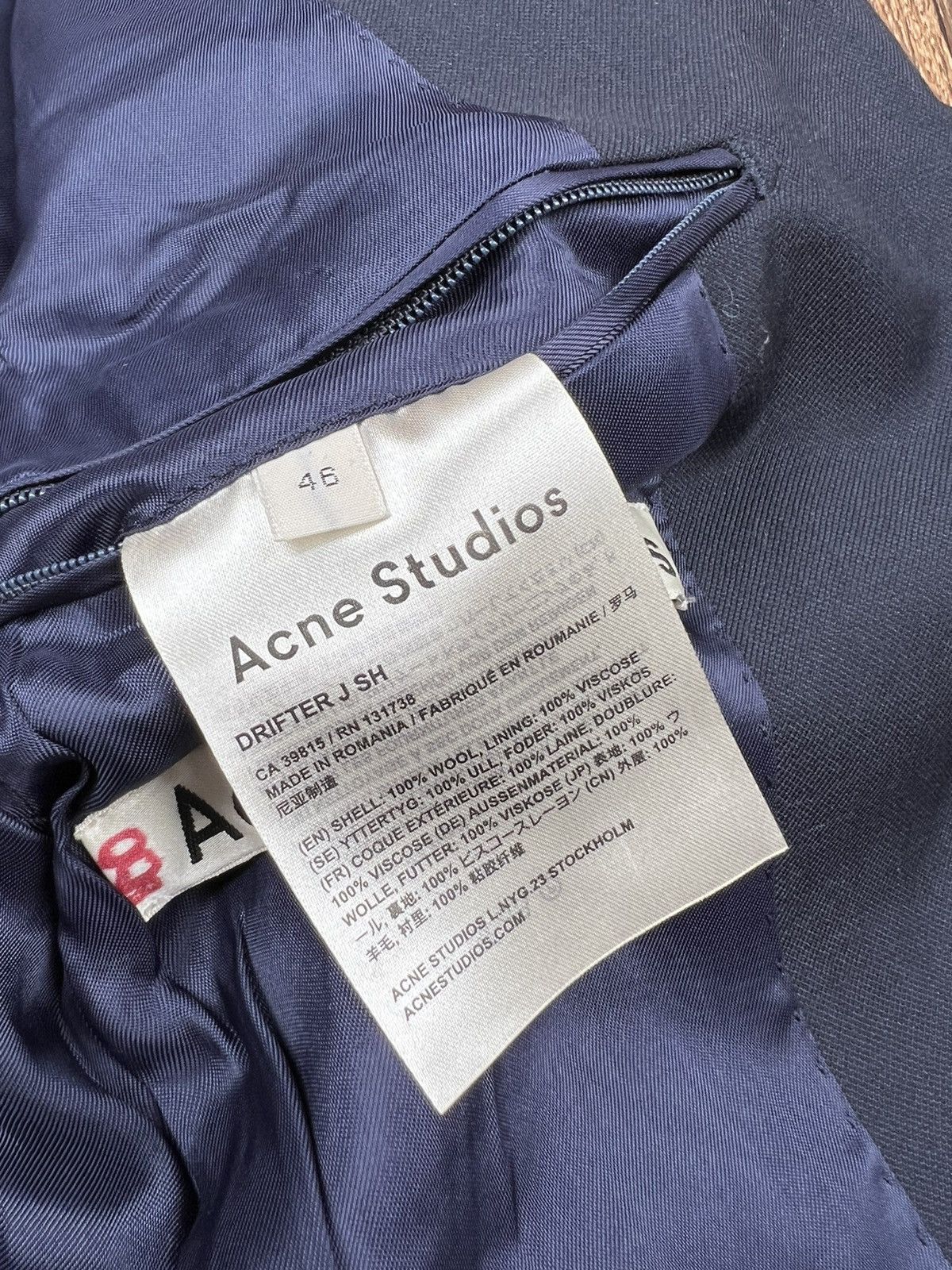 Acne Studios Acne Studios Drifter J SH Navy Blazer Jacket Size 36R - 11 Thumbnail