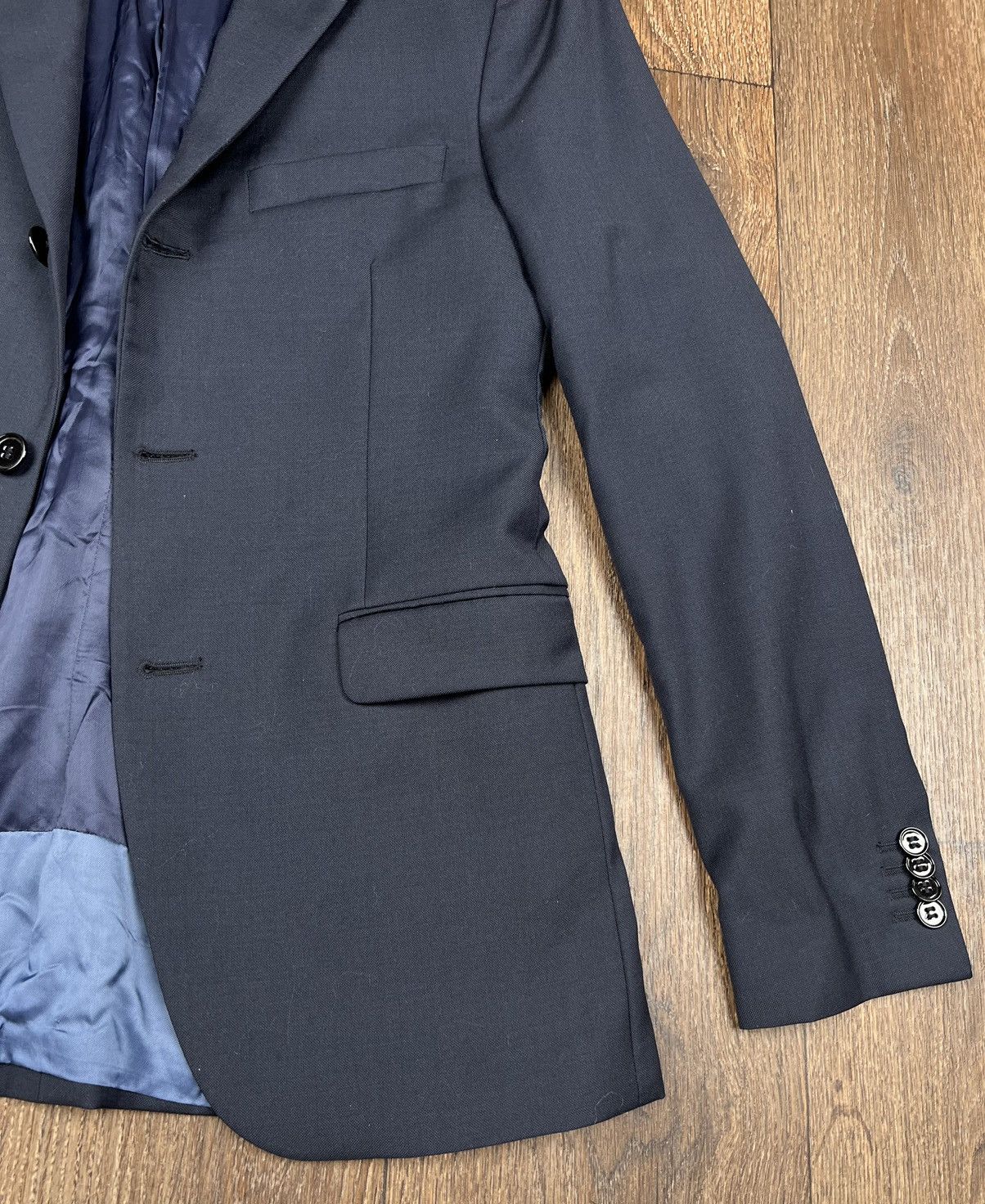Acne Studios Acne Studios Drifter J SH Navy Blazer Jacket Size 36R - 3 Thumbnail