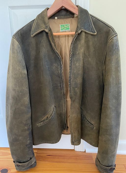 LVC LEVIS VINTAGE CLOTHING SUNSET MENLO JAMES BOND SKYFALL LEATHER JACKET  1930s REPRODUCTION