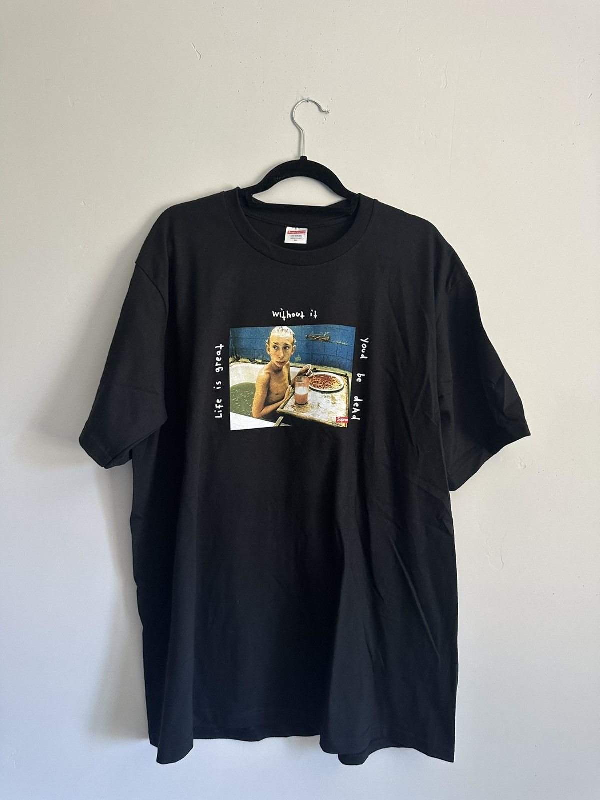 image of Movie x Supreme Gummo Bathtub Tee ~ XL in Black, Men's