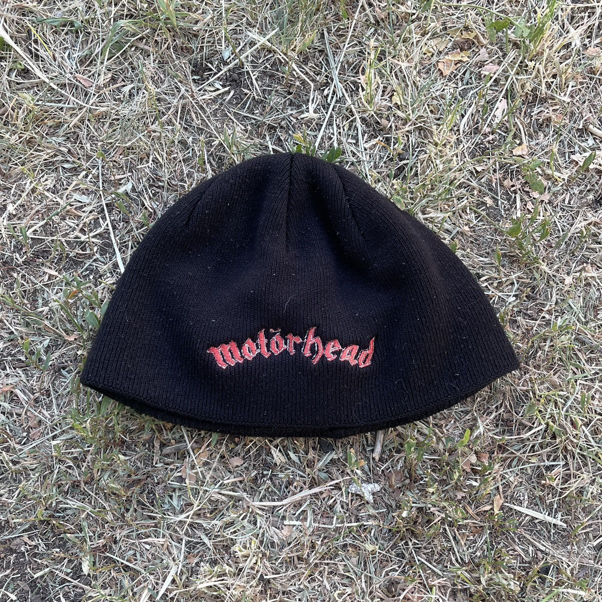 Vintage Vintage 90s Motorhead Logo Beanie Hat Punk Streetwear OS Size ONE SIZE - 1 Thumbnail