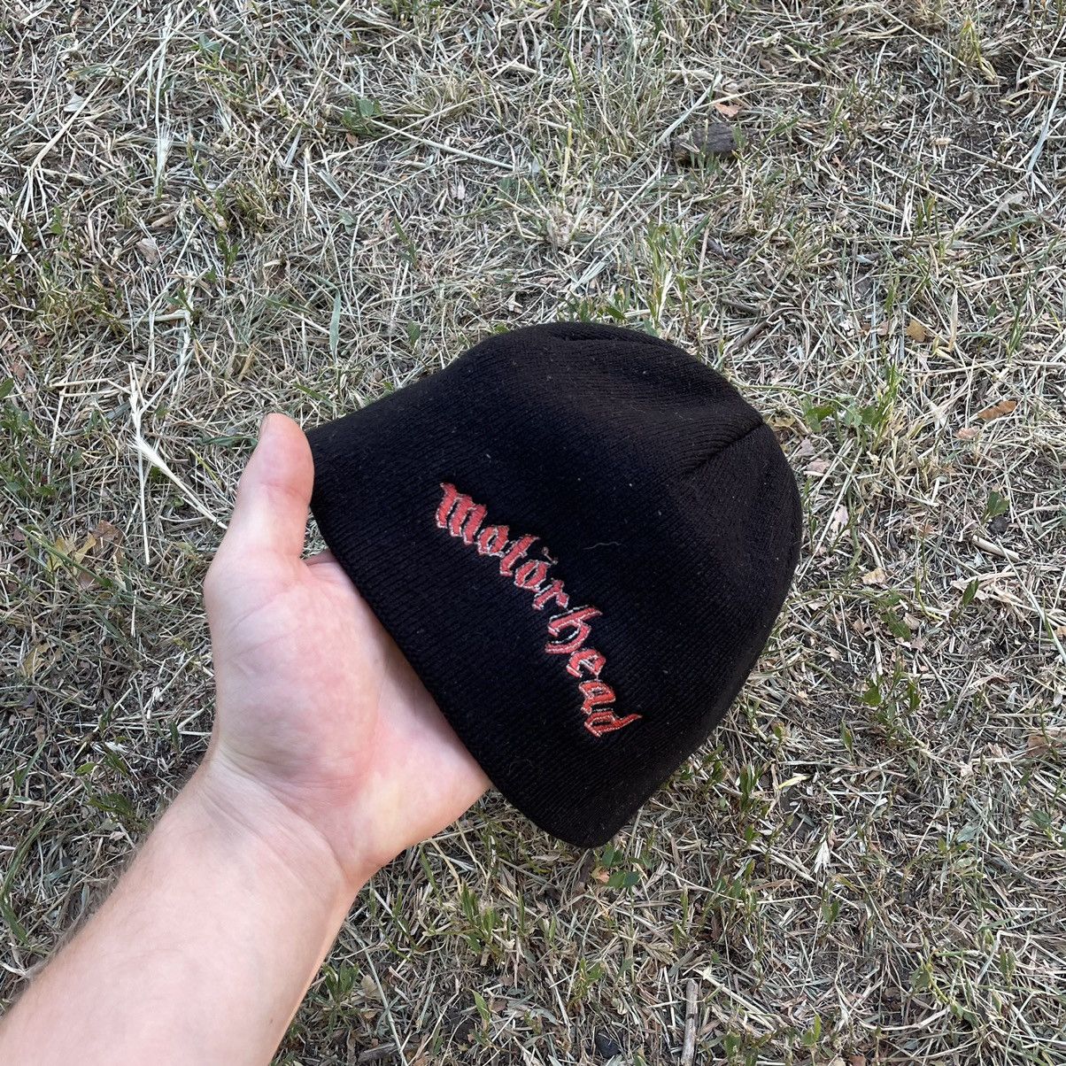 Vintage Vintage 90s Motorhead Logo Beanie Hat Punk Streetwear OS Size ONE SIZE - 3 Thumbnail