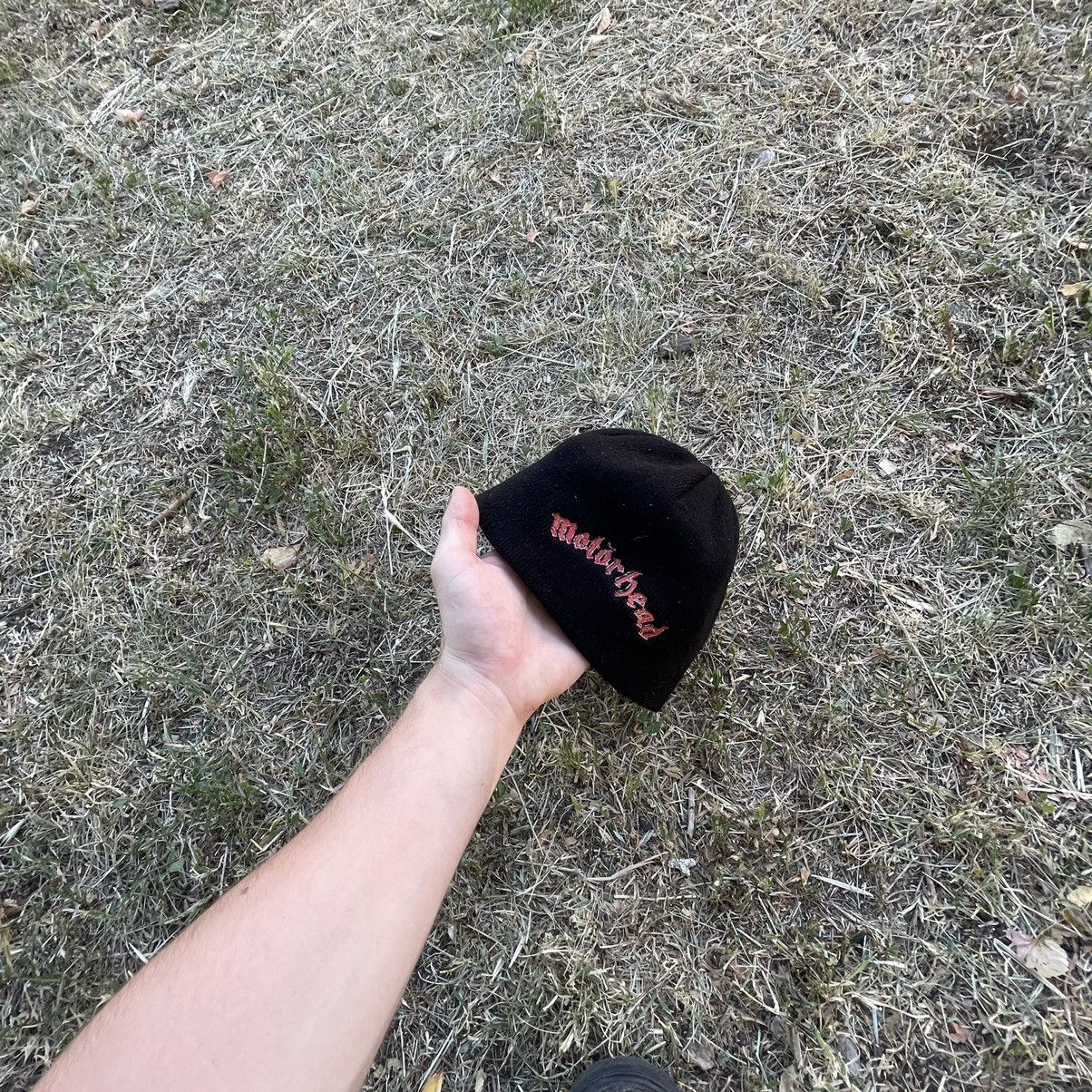 Vintage Vintage 90s Motorhead Logo Beanie Hat Punk Streetwear OS Size ONE SIZE - 4 Thumbnail
