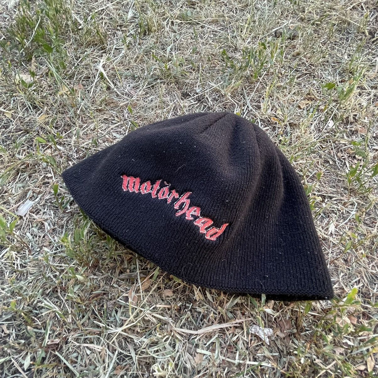 Vintage Vintage 90s Motorhead Logo Beanie Hat Punk Streetwear OS Size ONE SIZE - 5 Thumbnail